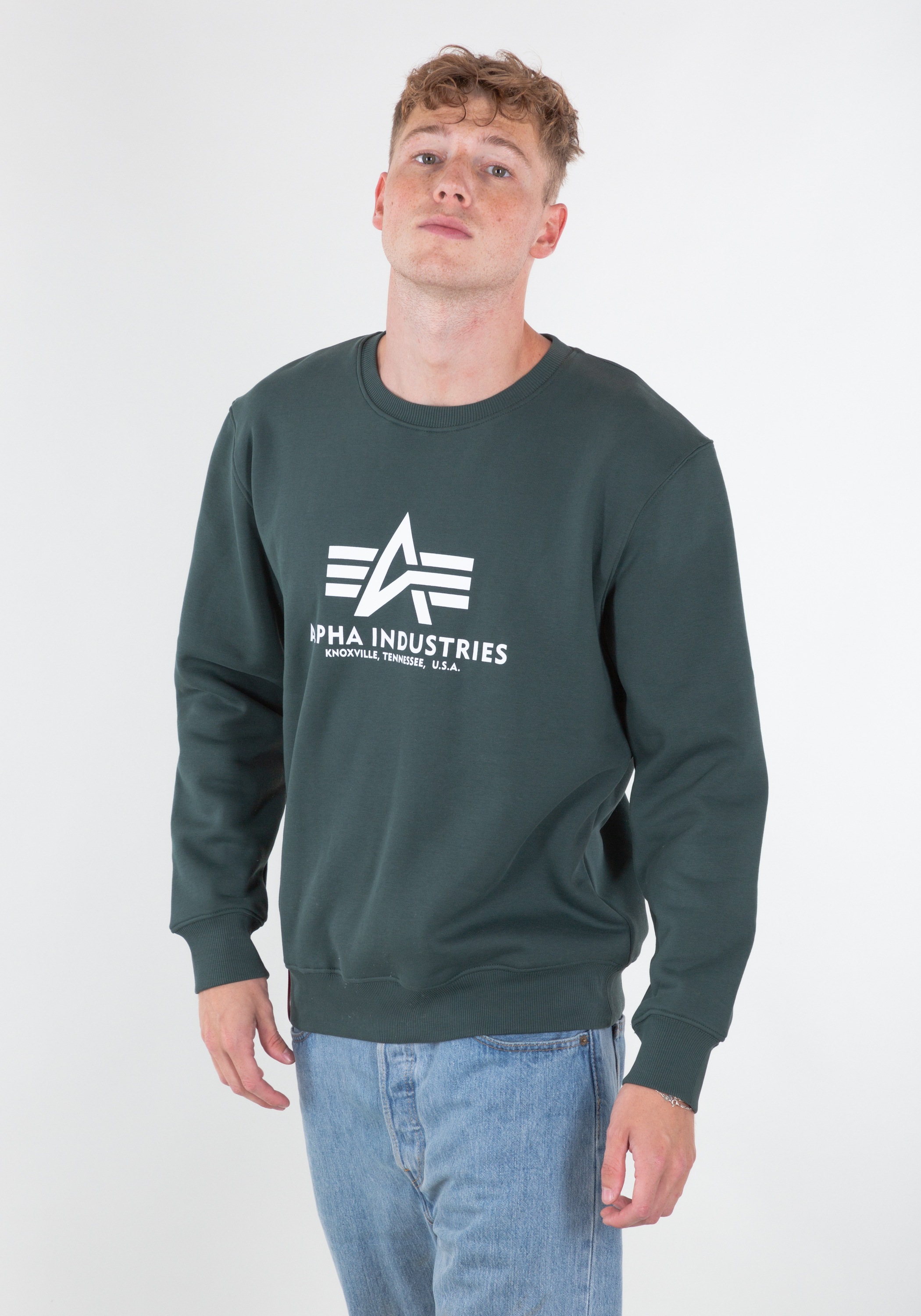 Alpha Industries Sweater "Alpha Industries Men - Sweatshirts Basic Sweater" günstig online kaufen