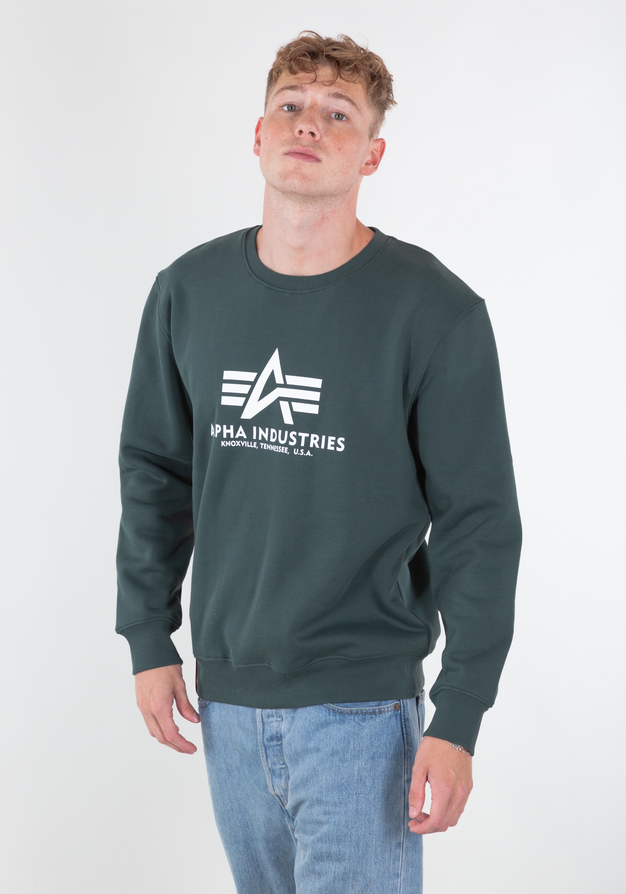 Alpha Industries Sweater "Alpha Industries Men - Sweatshirts Basic Sweatshi günstig online kaufen