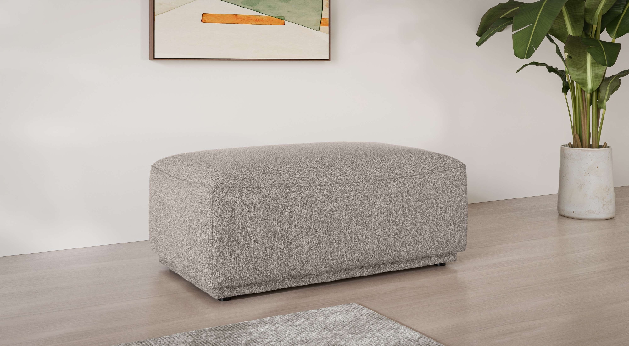 s.Oliver Polsterhocker "EMMERIK Sitzhocker mit Wellenfederung, Maße B/T/H: 124,5/70,5/48 cm" hoher Sitzkomfort, gemütlich und modern, passend zur Serie Emmerik