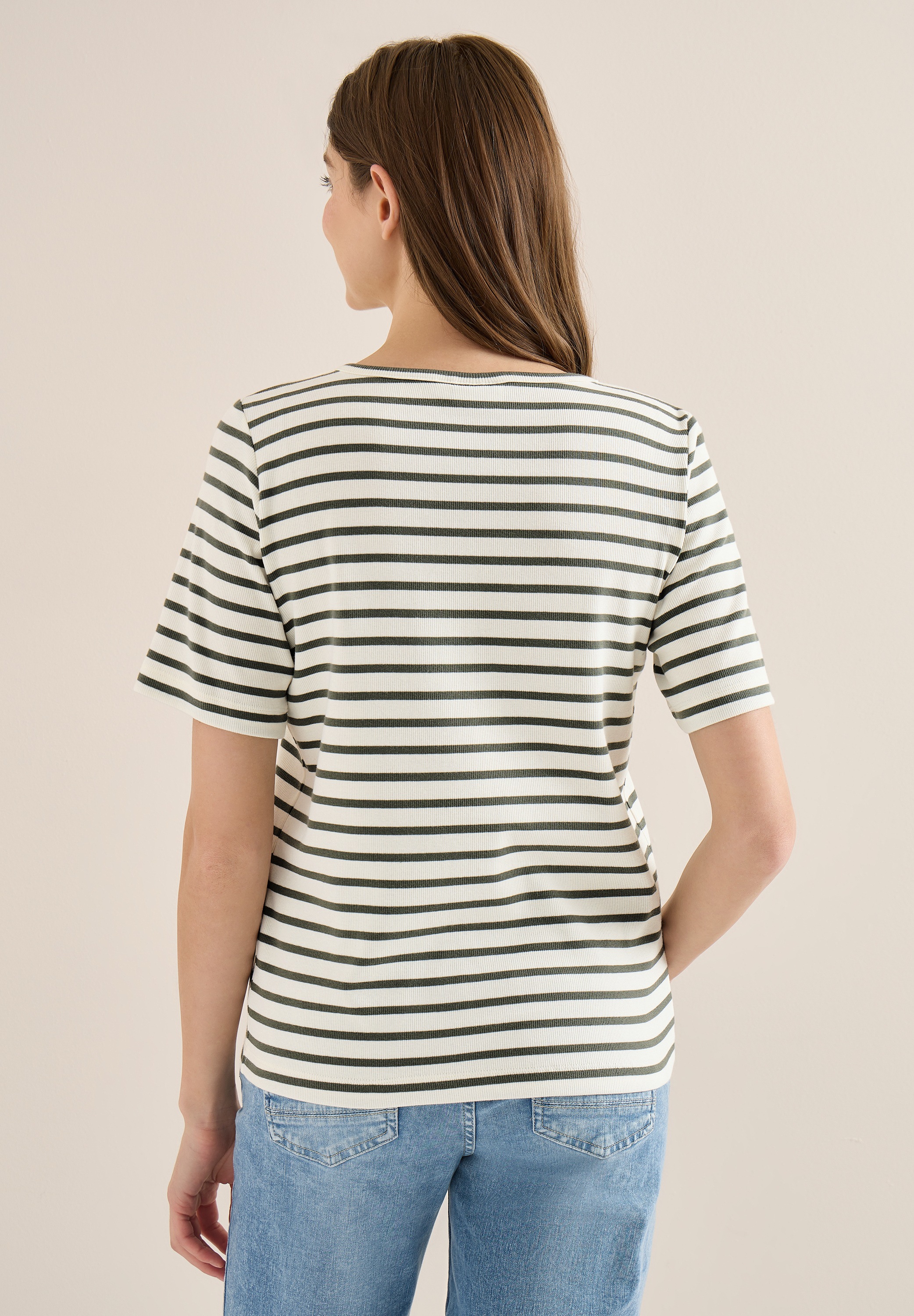 Cecil T-Shirt Rundhalsausschnitt günstig online kaufen