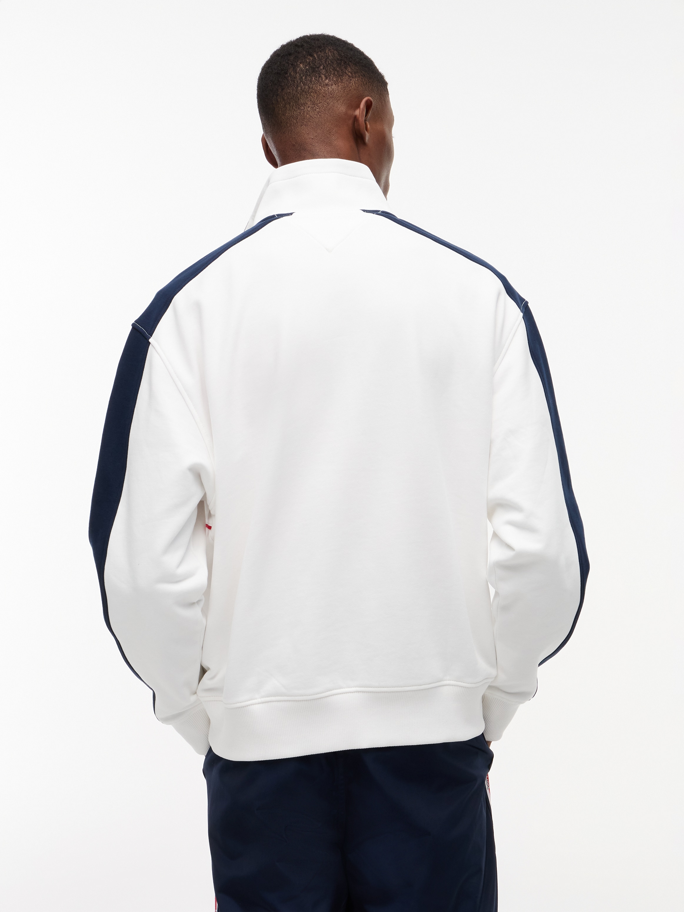 Tommy Jeans Sweatshirt »TJM RLX COLOR BLOCK QUARTER ZIP«, Stehkragen mit Reißverschluss
