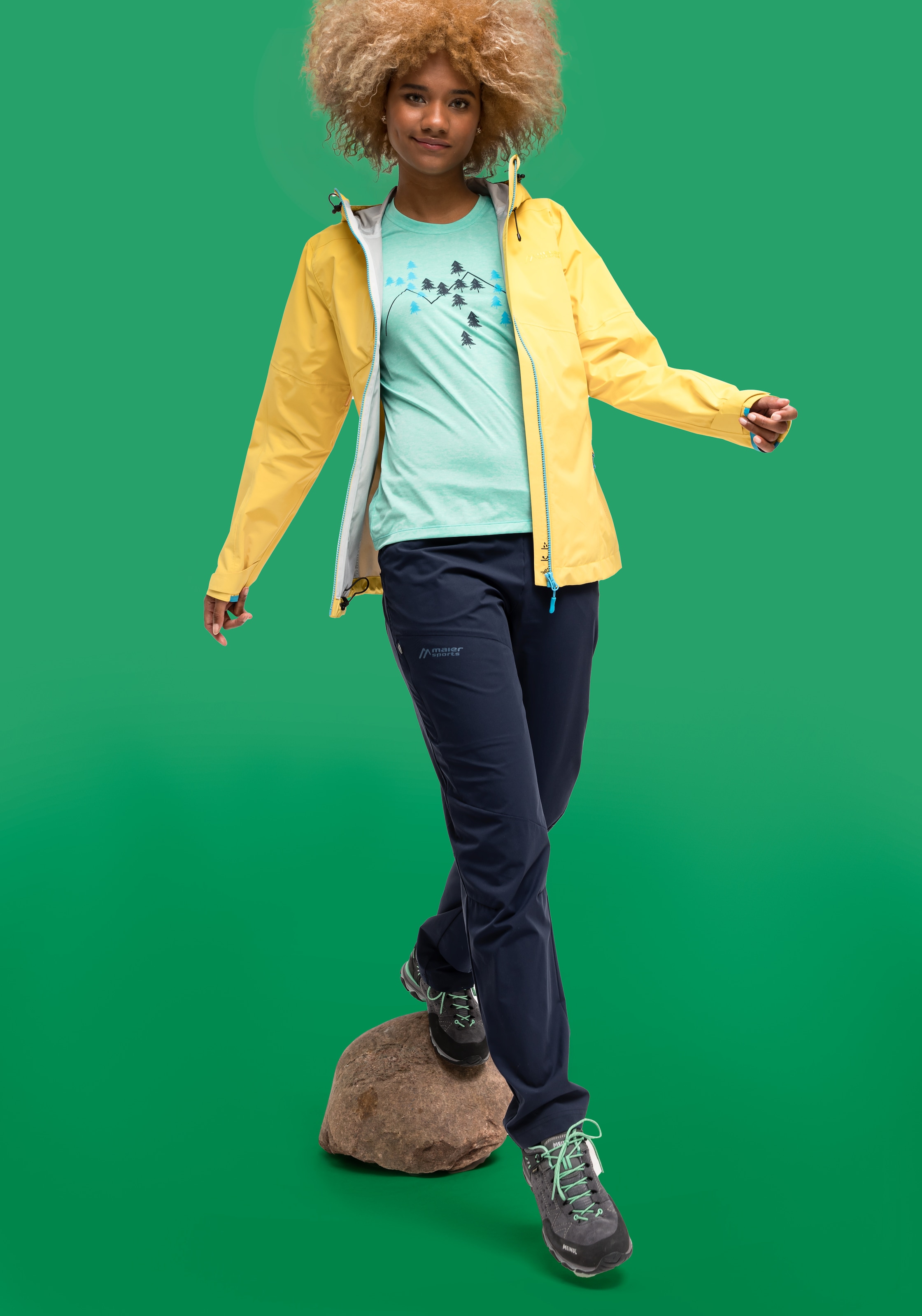 Maier Sports Funktionshose »Fortunit W«, Robuste Outdoorhose aus schnelltrocknendem Material