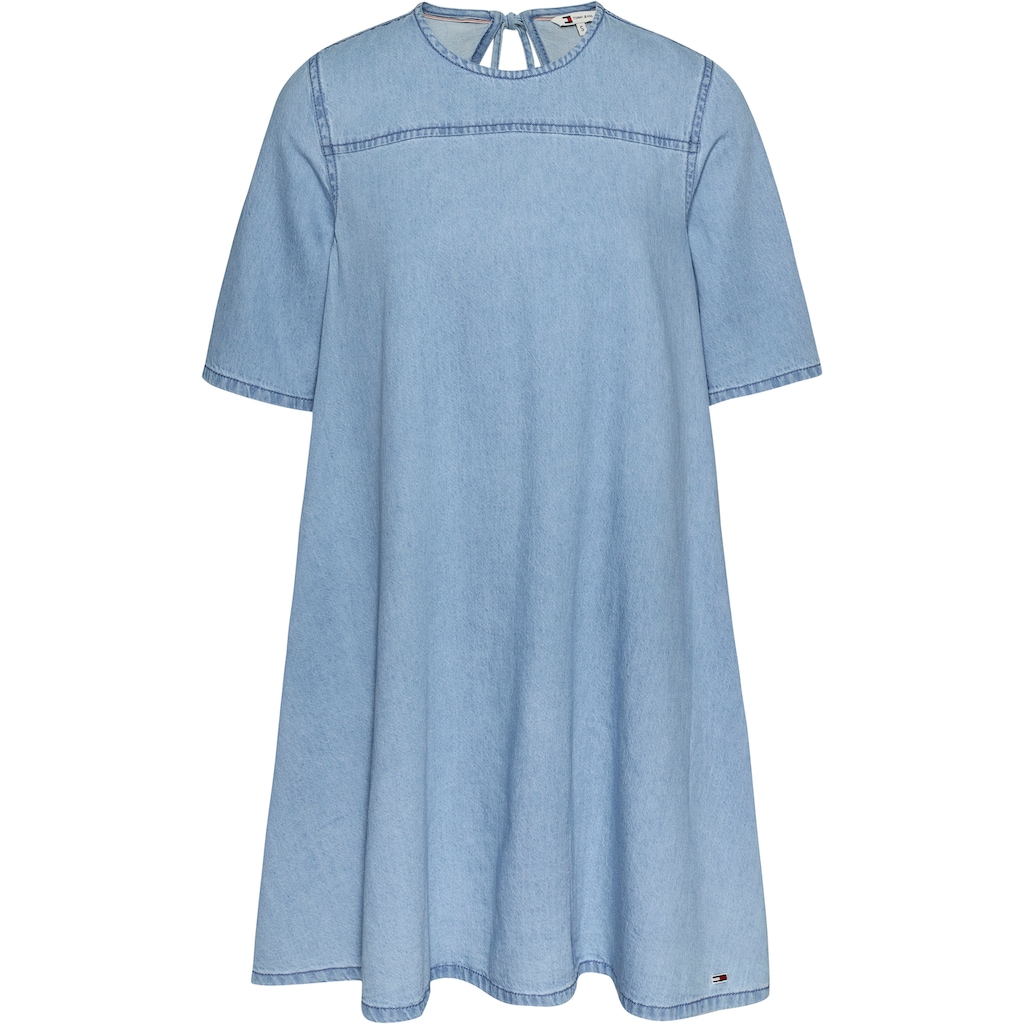 Tommy Jeans Curve Blusenkleid »TJW CHAMBRAY A-LINE SS DRESS EXT«