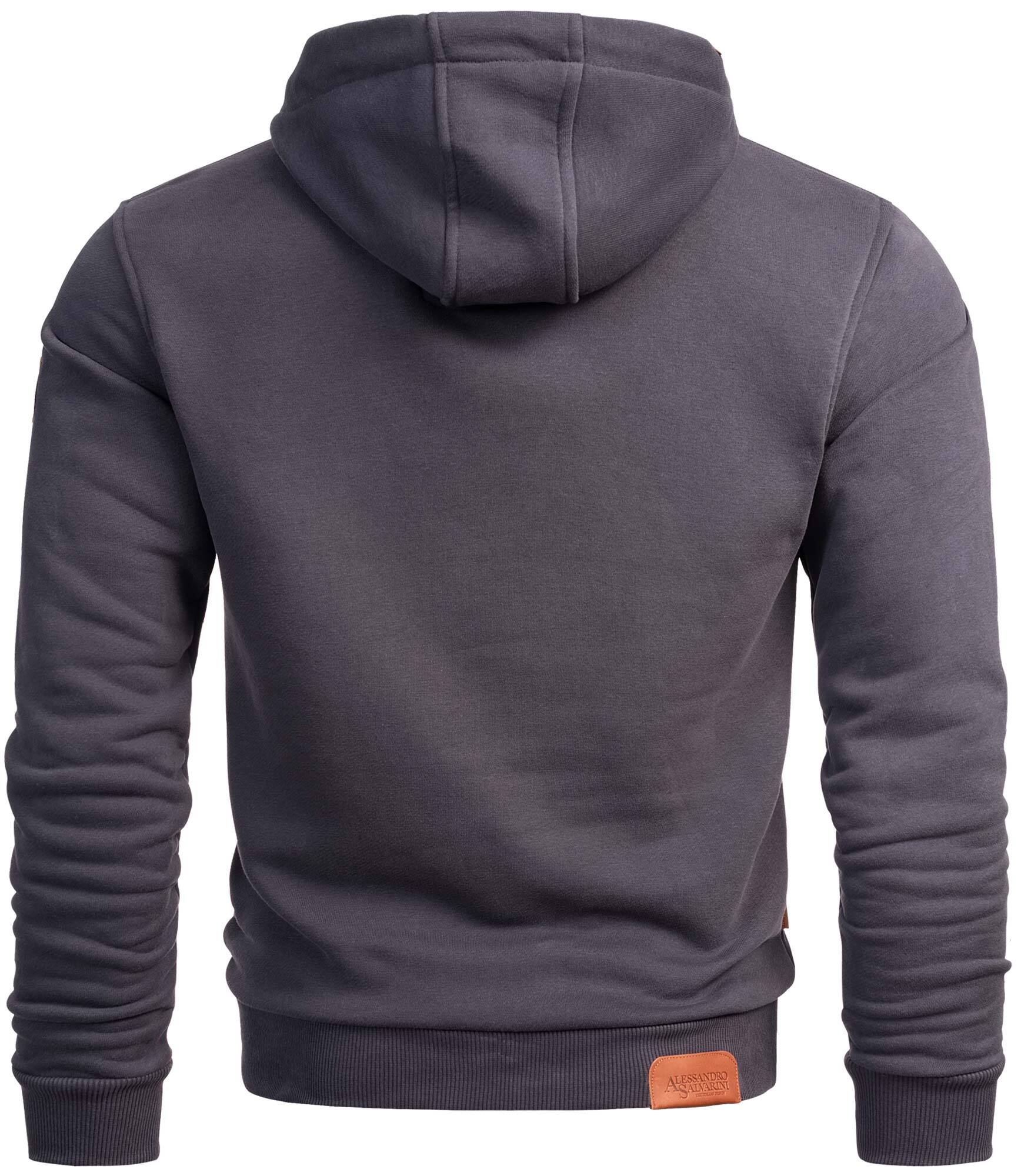 Alessandro Salvarini Kapuzenpullover »ASRemii«, Hoodie mit Kapuze
