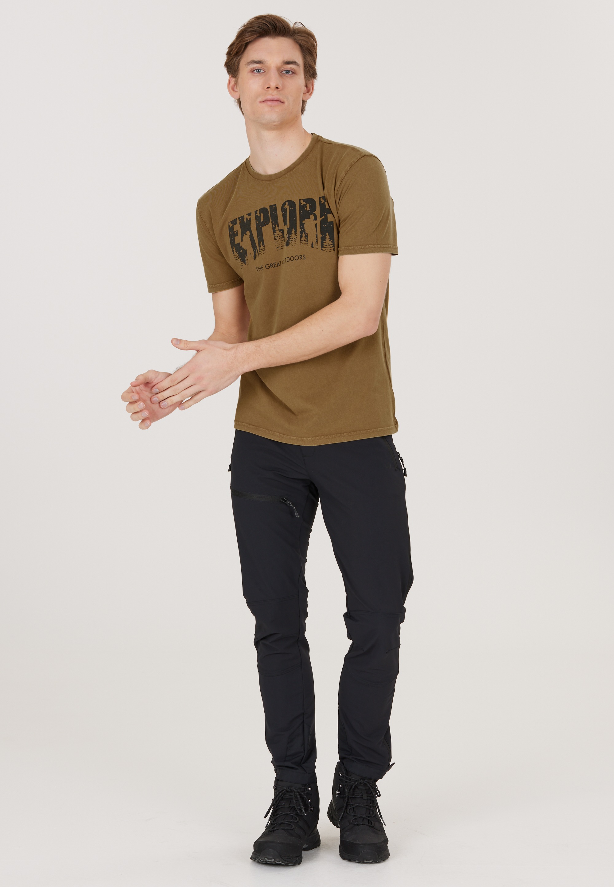 WHISTLER Funktionsshirt "Explorer" 1 Stk. tlg. mit coolem Aufdruck günstig online kaufen