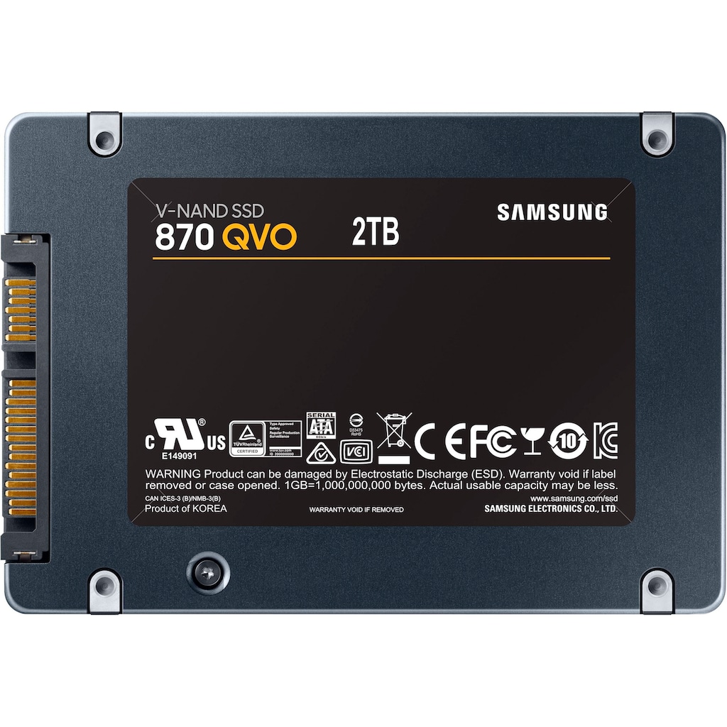 Samsung interne SSD »870 QVO«, 2,5 Zoll, Anschluss SATA III