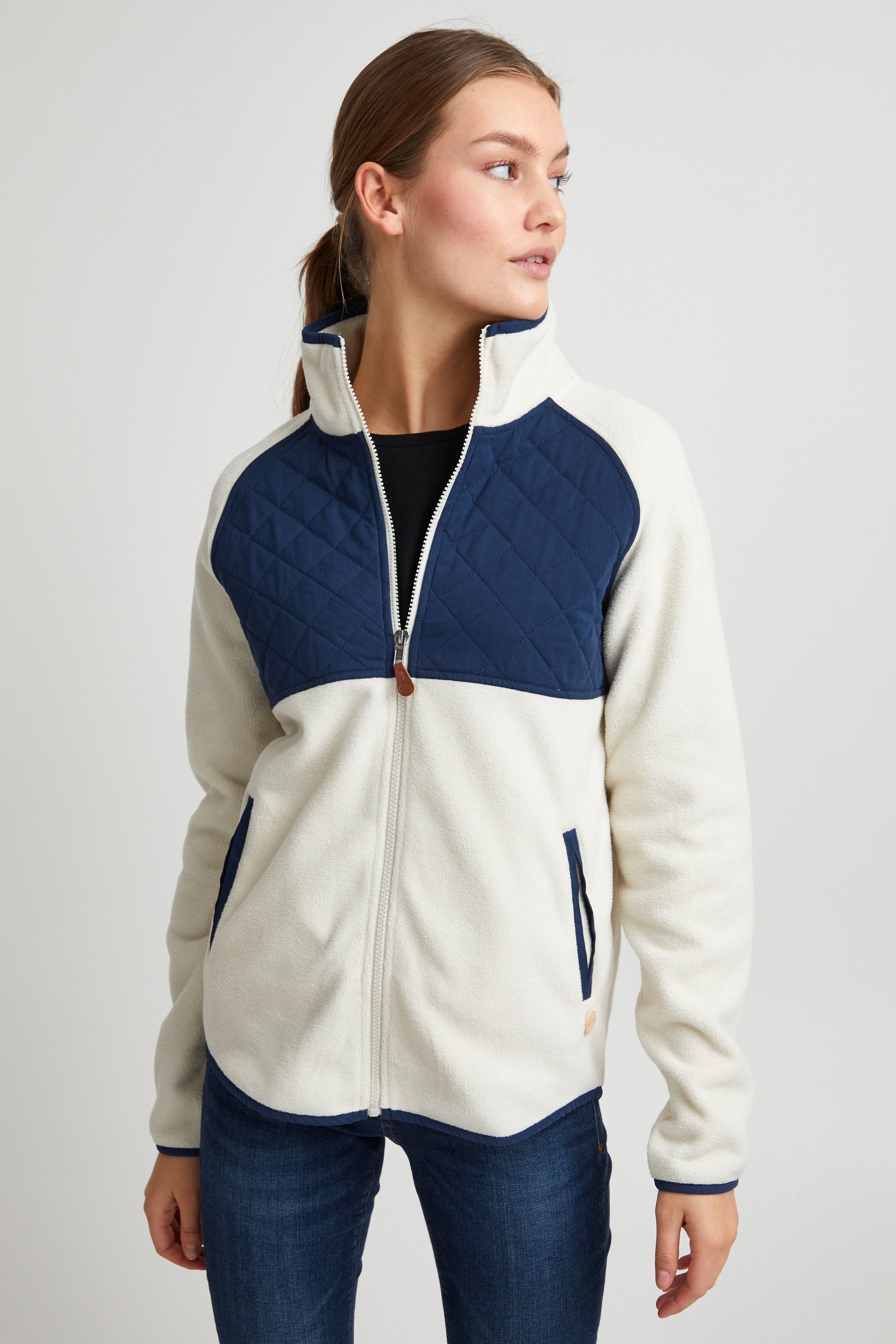 OXMO Kapuzenfleecejacke "Sweatjacke OXMalin" günstig online kaufen