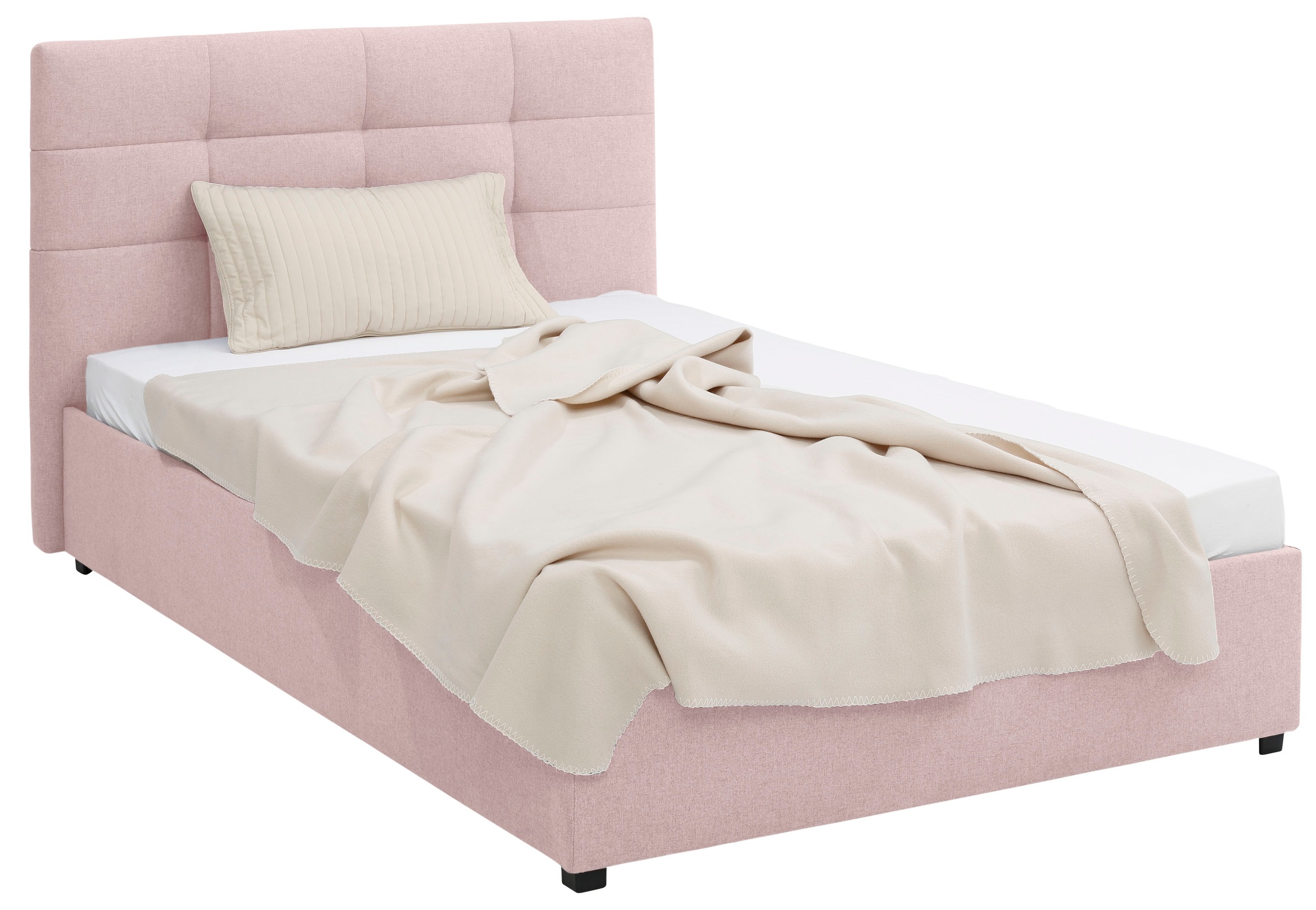 Home affaire Polsterbett "Endres" mit Bettkasten, wahlweise ohne Matratze/L günstig online kaufen