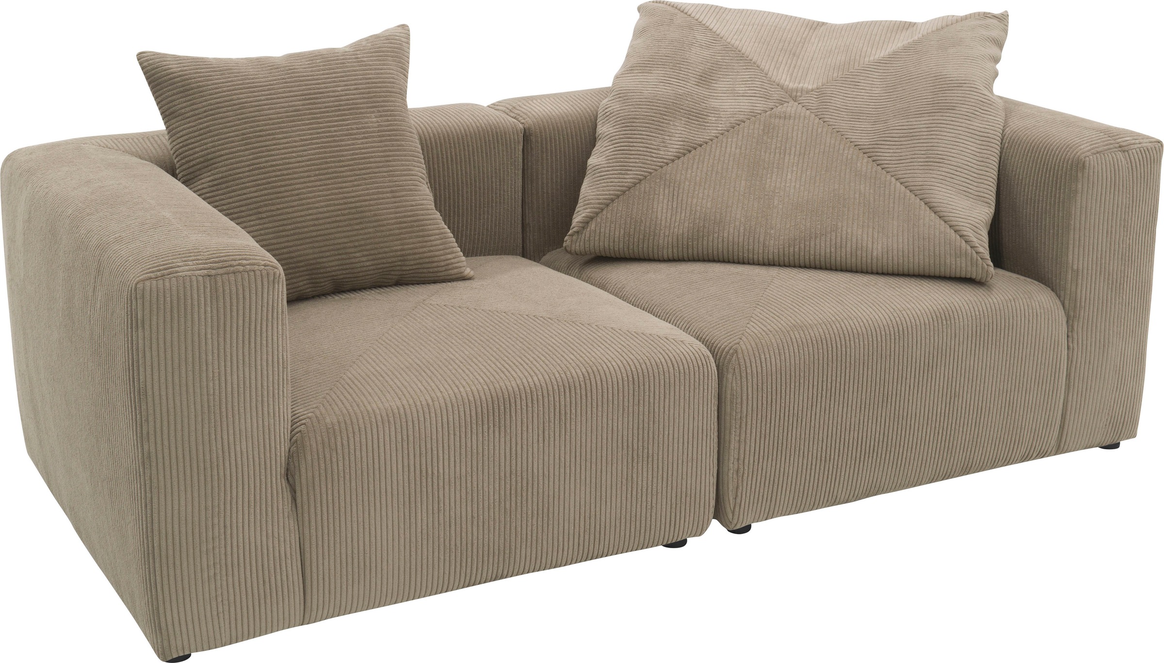 Thumbnail - Home affaire 2-Sitzer "Gerrid" im Cordbezug, bestehend aus zwei Eckelementen