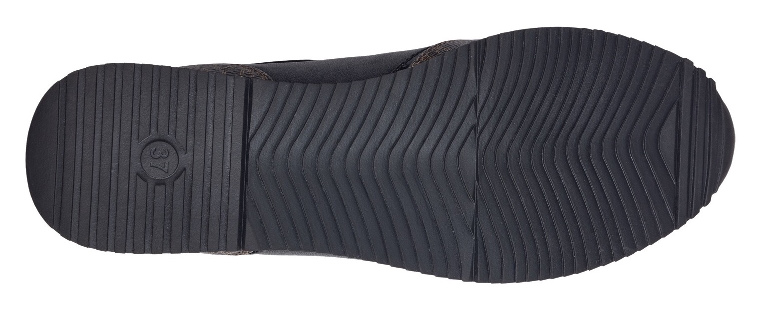 MARCO TOZZI Sneaker, mit seitlichem Reißverschluss, Freizeitschuh, Halbschuh, Schnürschuh