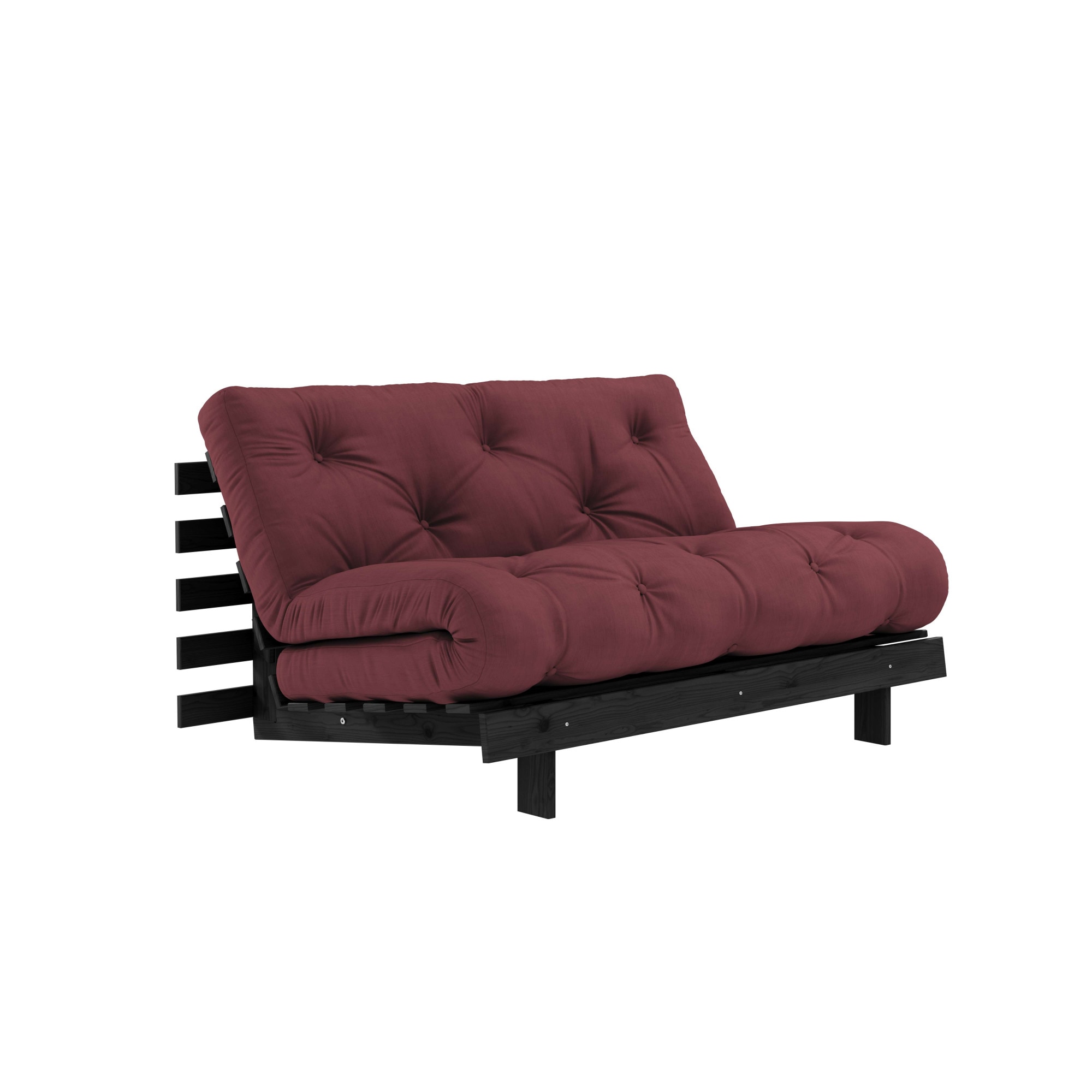 Karup Design Daybett "Roots Sofa Bed, Schlafsofa, Bettfunktion, FSC-Massivholz" Inkl. Futonmatratze, Made in Europe, langlebig, B: 140 oder 160 cm