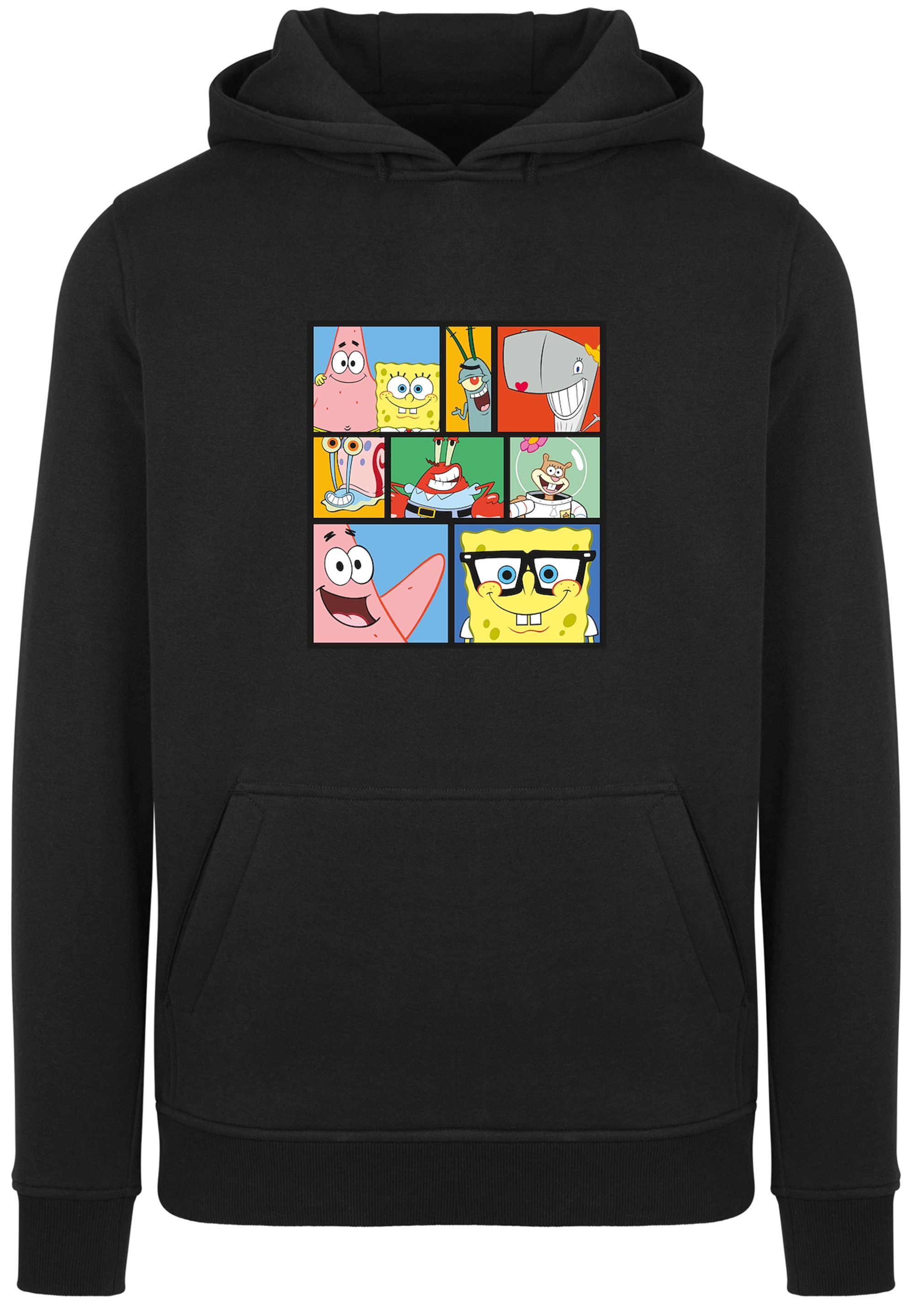 F4NT4STIC Sweatshirt »Spongebob Schwammkopf Collage«, Herren,Premium Merch,Slim-Fit,Kapuzenpullover,Bedruckt