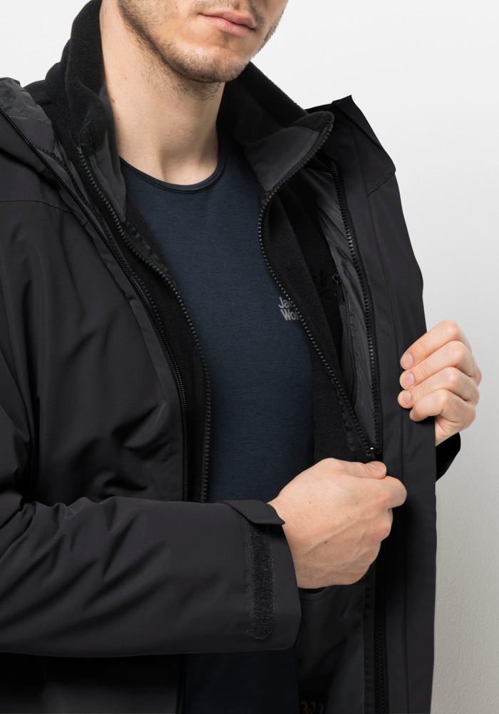 Jack Wolfskin Outdoorjacke »BESLER 2L JKT M«, mit Kapuze