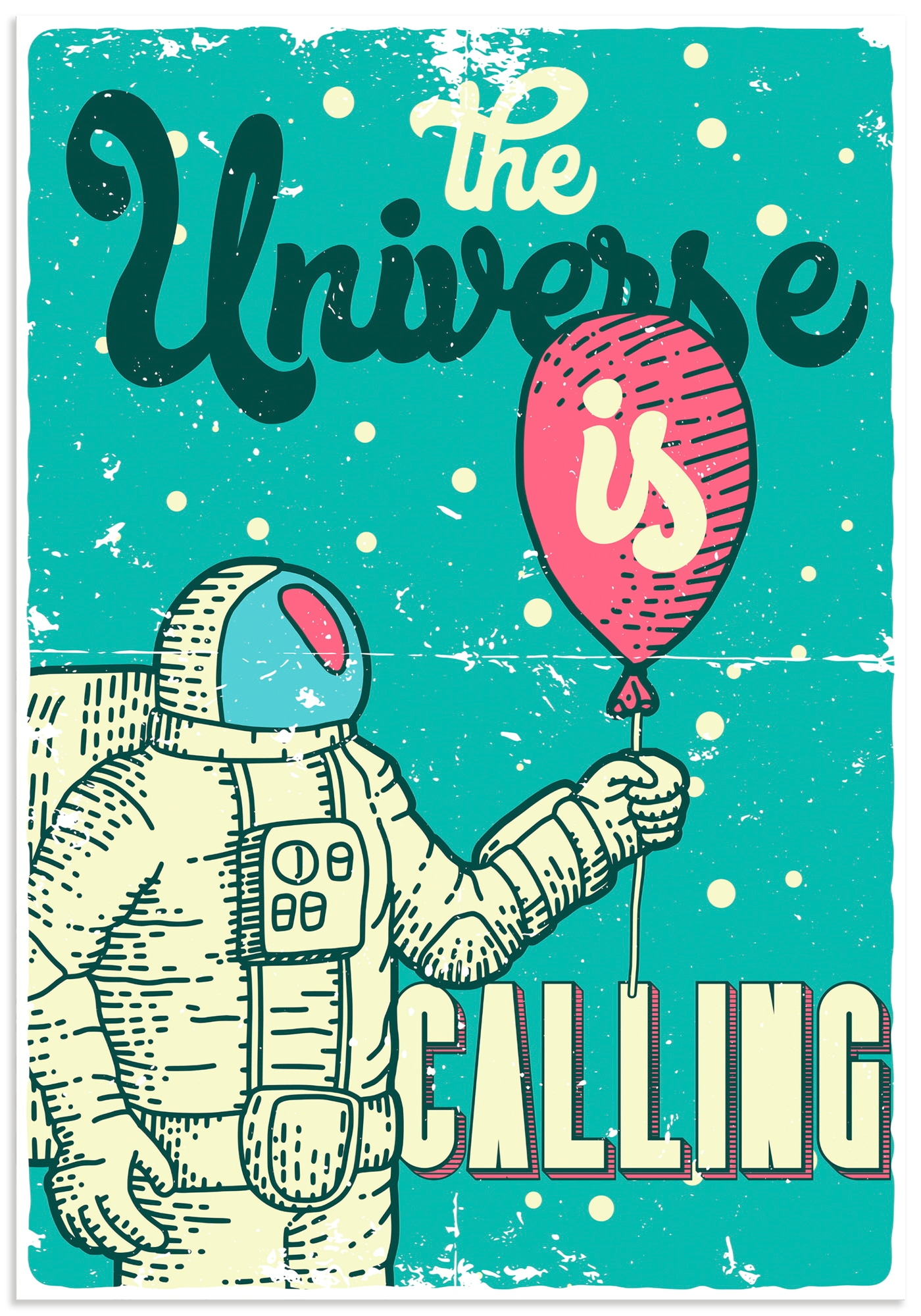 Artland Wandbild "Das Universum ruft" 1 Stk. tlg. als Alubild, Leinwandbild, Poster, Wandaufkleber in verschied. Größen