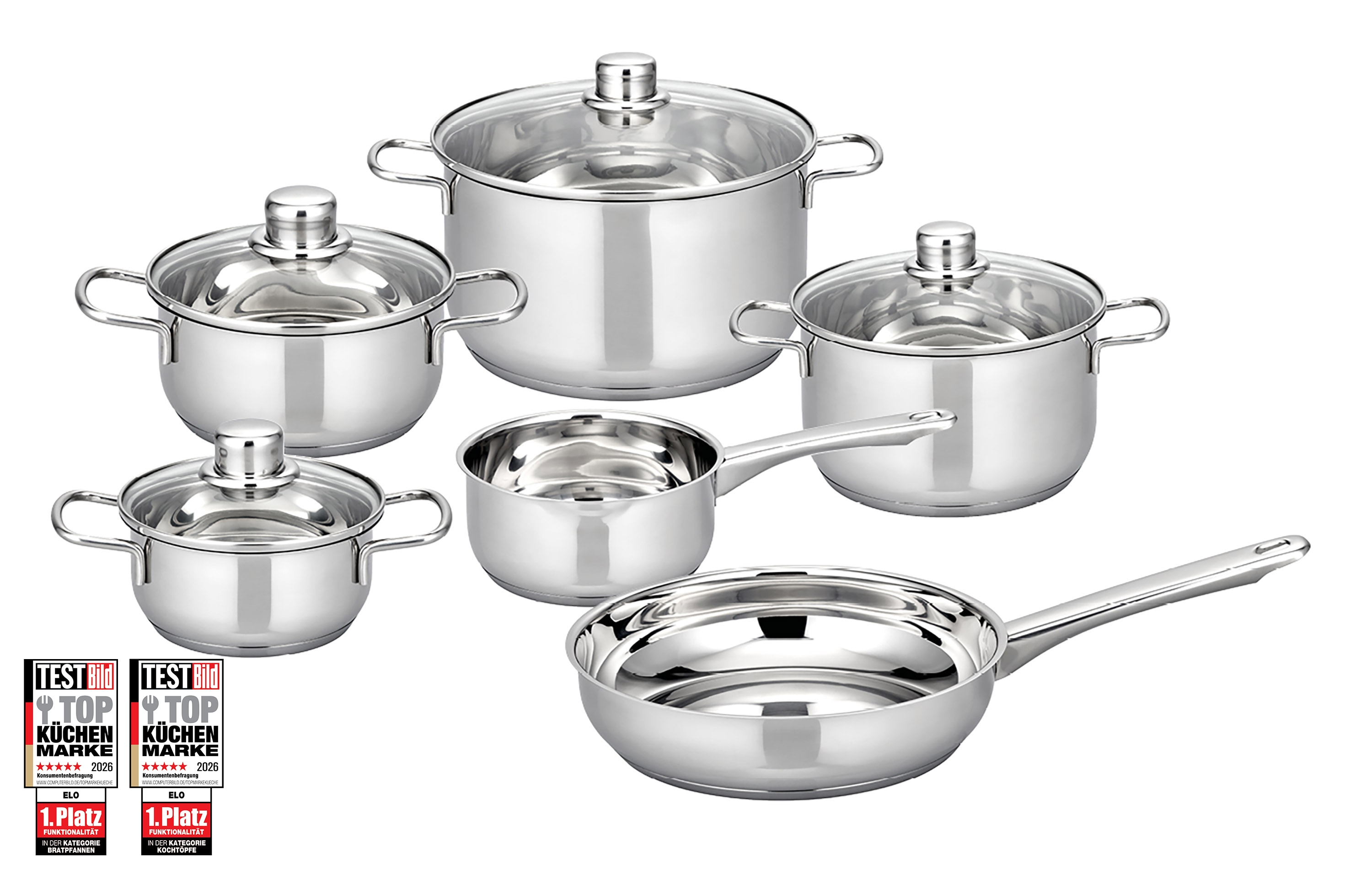 Elo Basic "Moonshine" Set, 10 tlg. Edelstahl