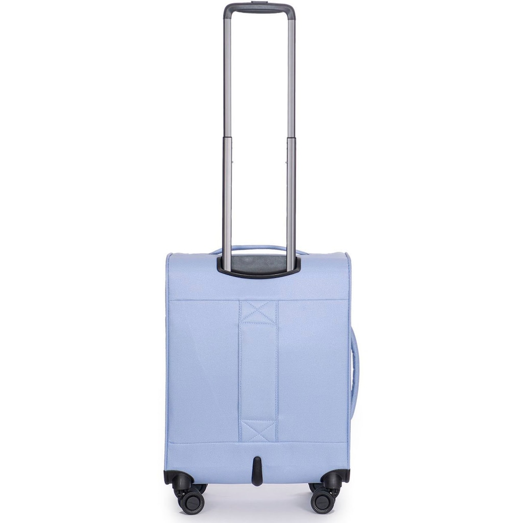 Stratic Weichgepäck-Trolley »Stratic Light + S, light blue«, 4 Rollen