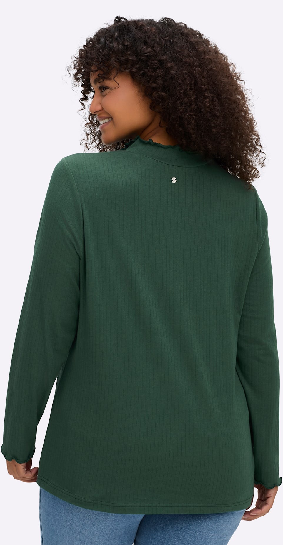 Sheego Stehkragenshirt "Shirtrolli" 1 Stk. tlg. günstig online kaufen
