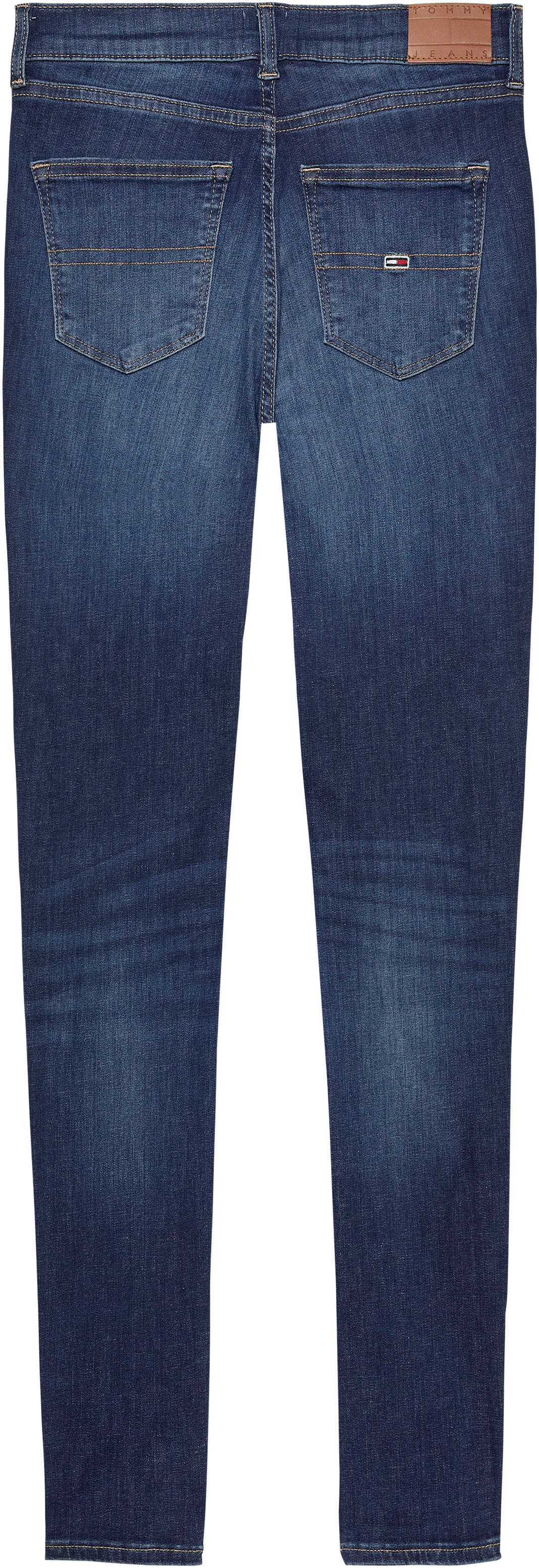 Tommy Jeans Skinny-fit-Jeans »Nora Mid Rise Skinny Fit«, mit Waschung, Logo-Badge