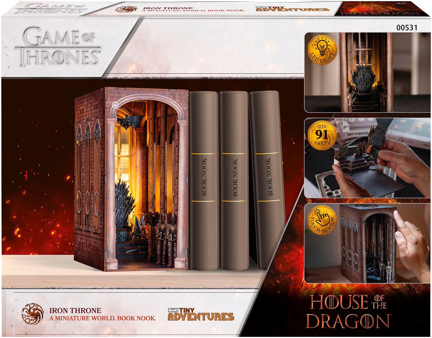 Revell® Modellbausatz »Revell Tiny Adventures, House of the Dragon, Iron Throne«