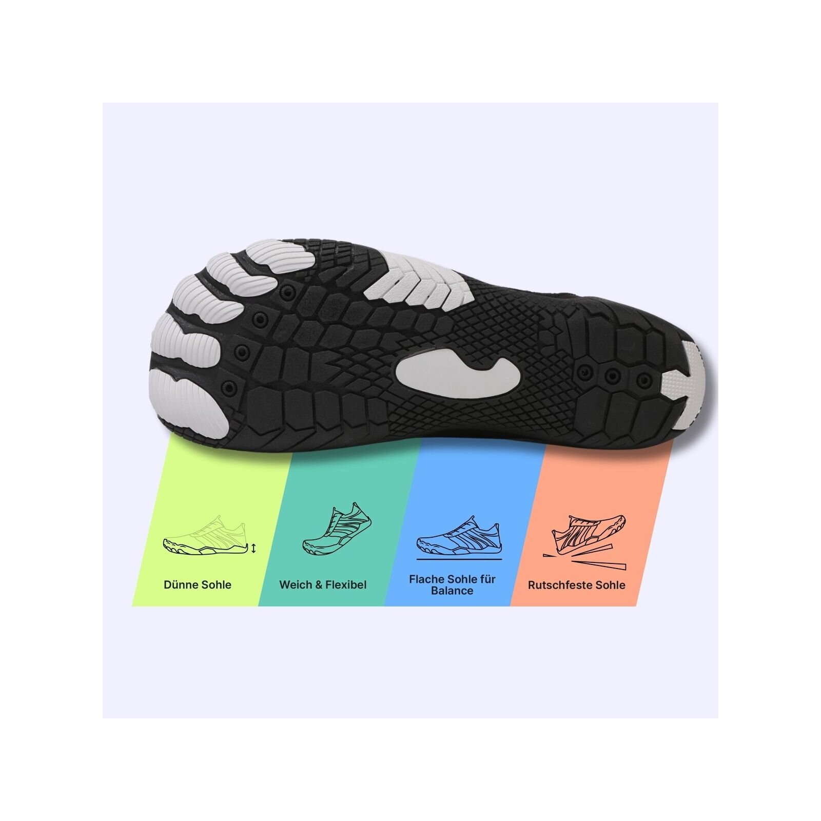 DOTALES Barfußschuh »Activestep Barfußschuhe Damen & Herren Barfußschuhe«, Minimalschuhe