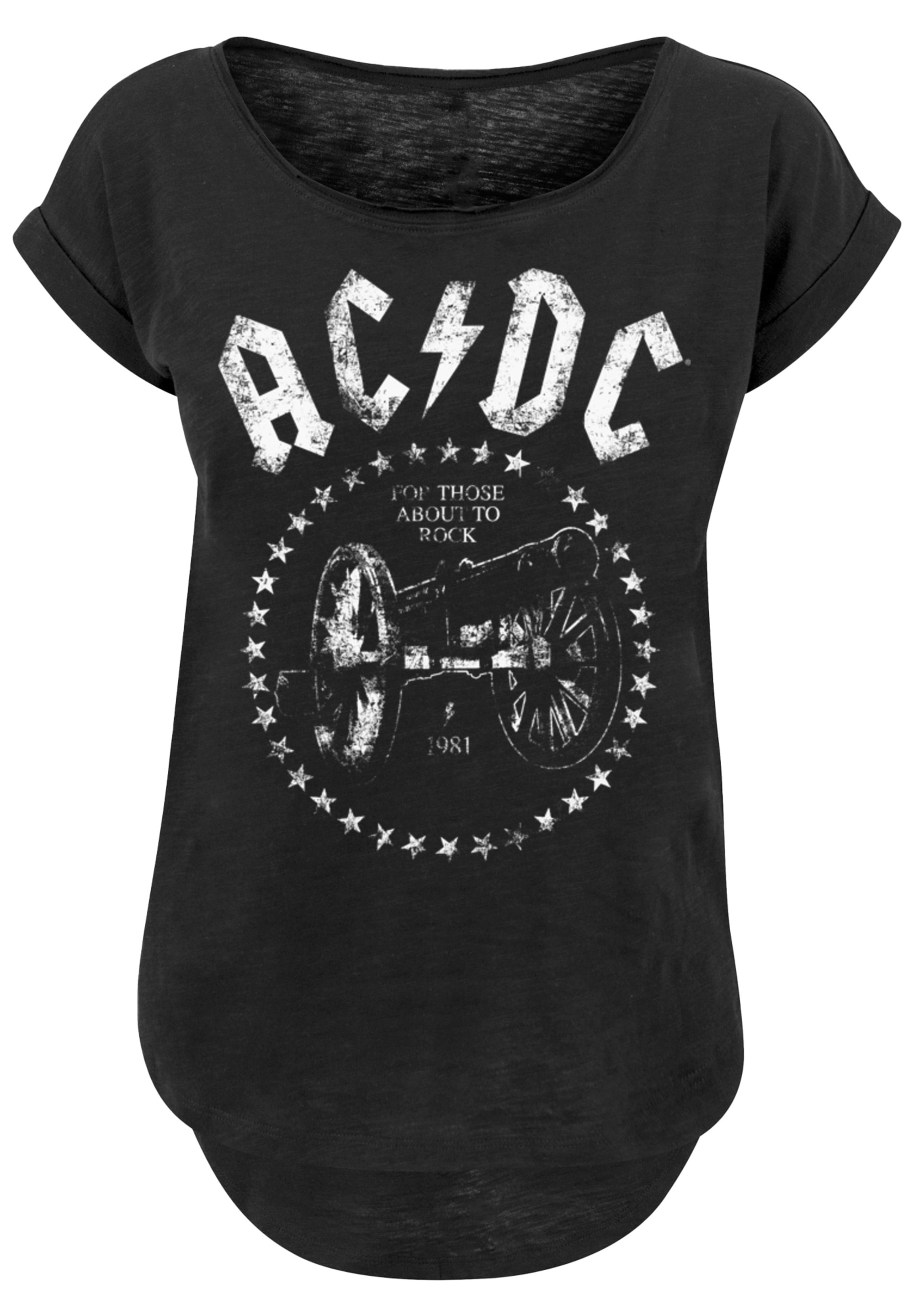 F4NT4STIC T-Shirt "ACDC We Salute You Cannon", Print günstig online kaufen