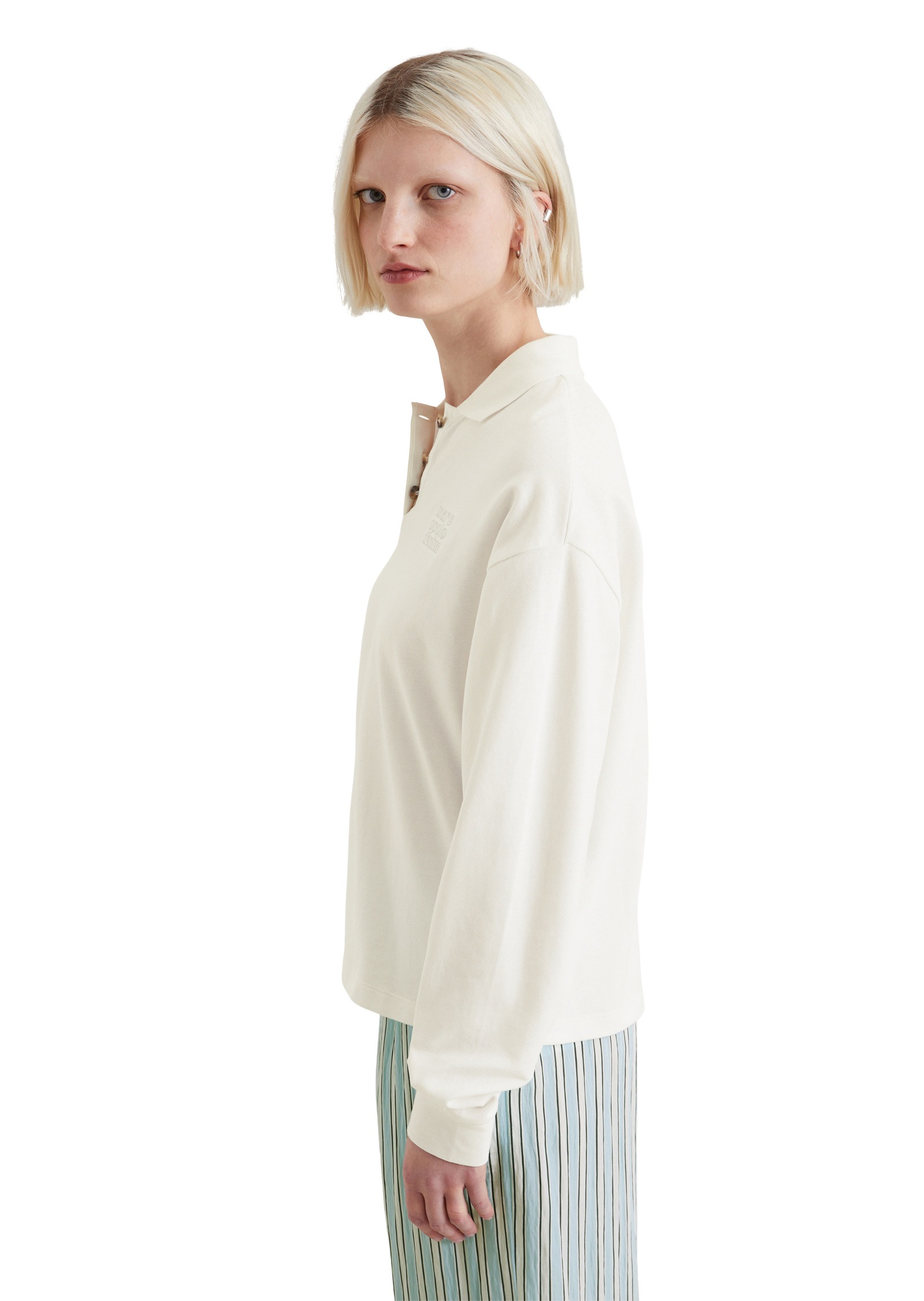 Marc O'Polo DENIM Sweatshirt »aus Piqué-Jersey«