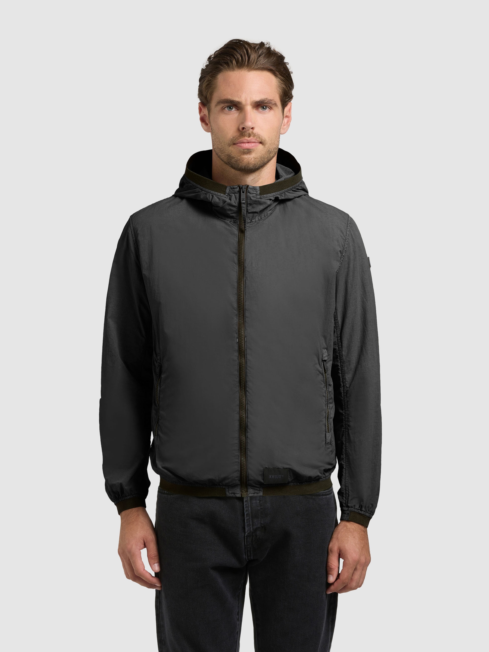 khujo Blouson "DERF" mit Kapuze günstig online kaufen