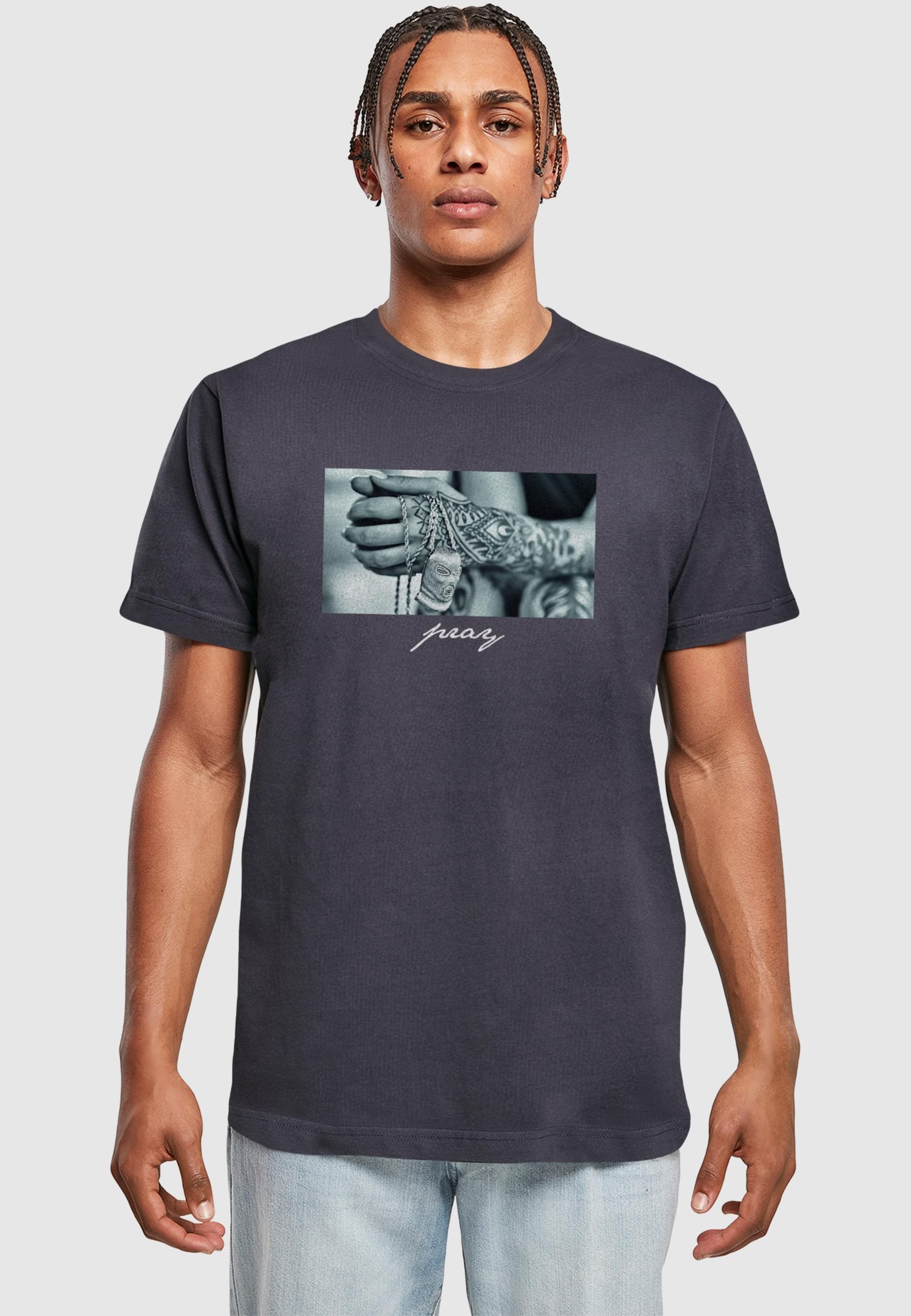 MisterTee T-Shirt »MisterTee Herren Pray 2.0 Tee«, (1 tlg.)