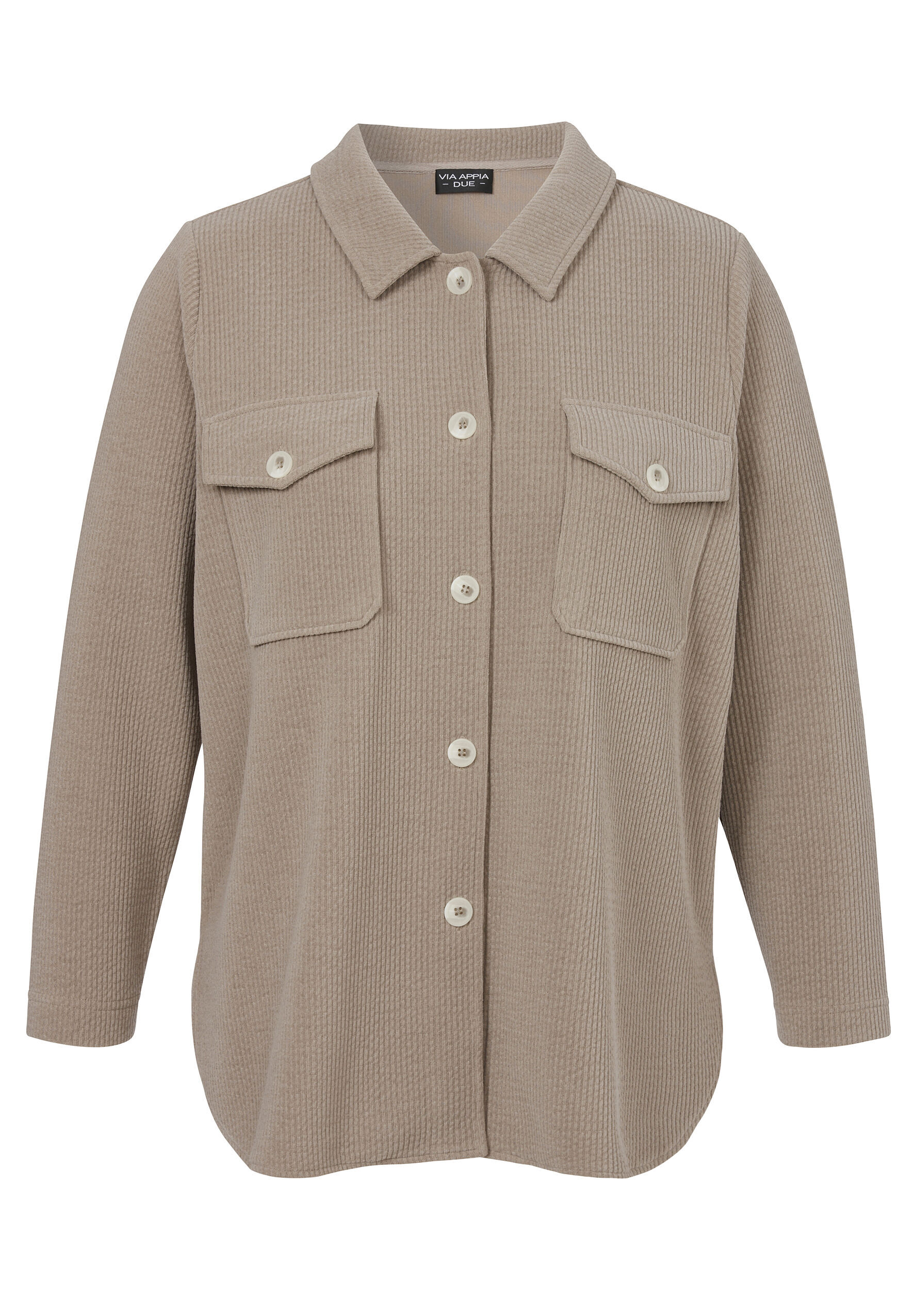 VIA APPIA DUE Hemdbluse "VIA APPIA DUE Bluse" im Naturton Mokka