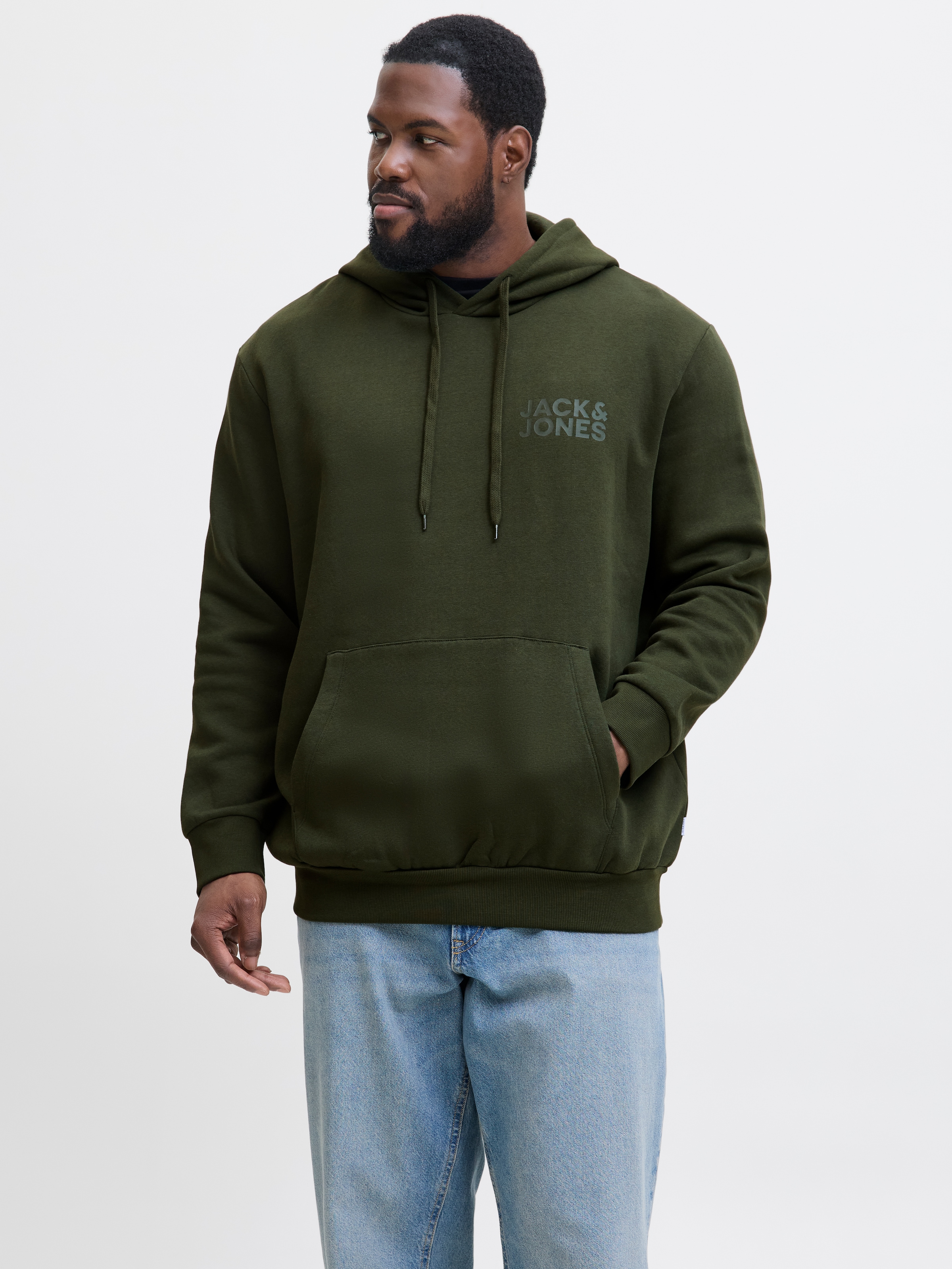 Jack & Jones PlusSize Kapuzensweatshirt "JJECORP LOGO SWEAT HOOD NOOS PLS", günstig online kaufen