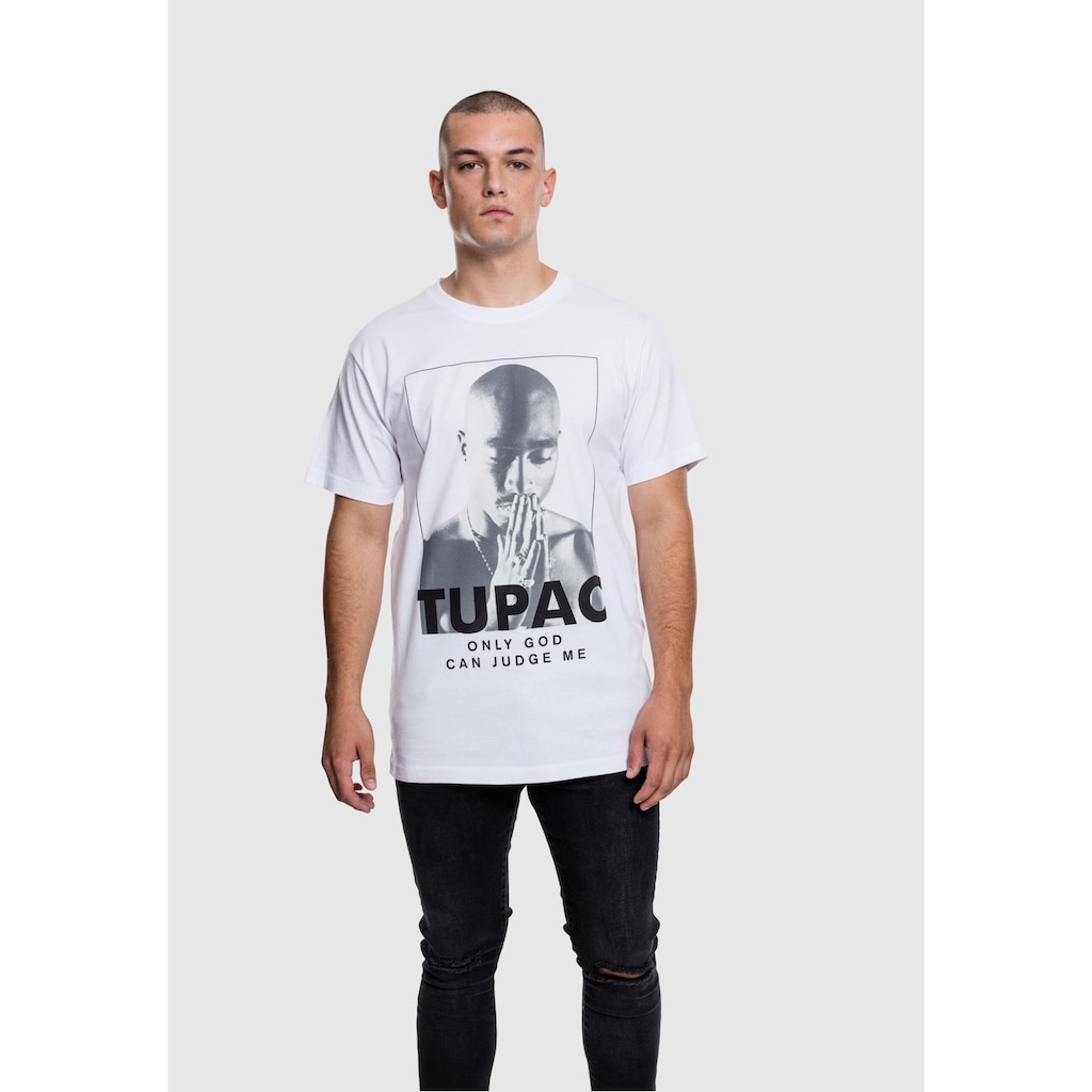 MisterTee Kurzarmshirt »MisterTee Herren 2Pac Prayer Tee«, (1 tlg.)