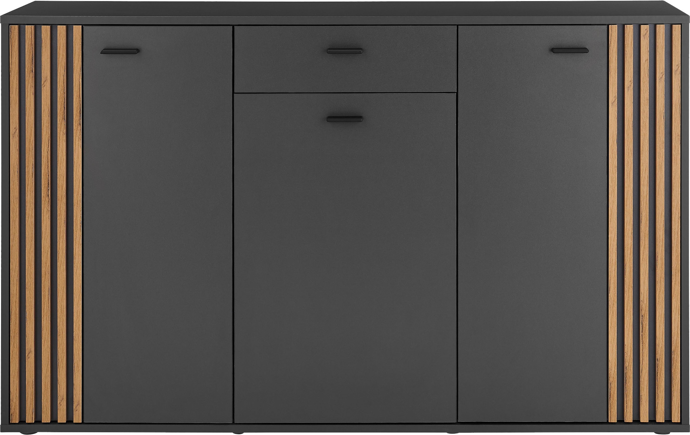 HBZ Sideboard »Dublin Kommode, BxHxT 140x86x38cm«, (1 St.), Breite 140cm, Softclose, Metallgriffe