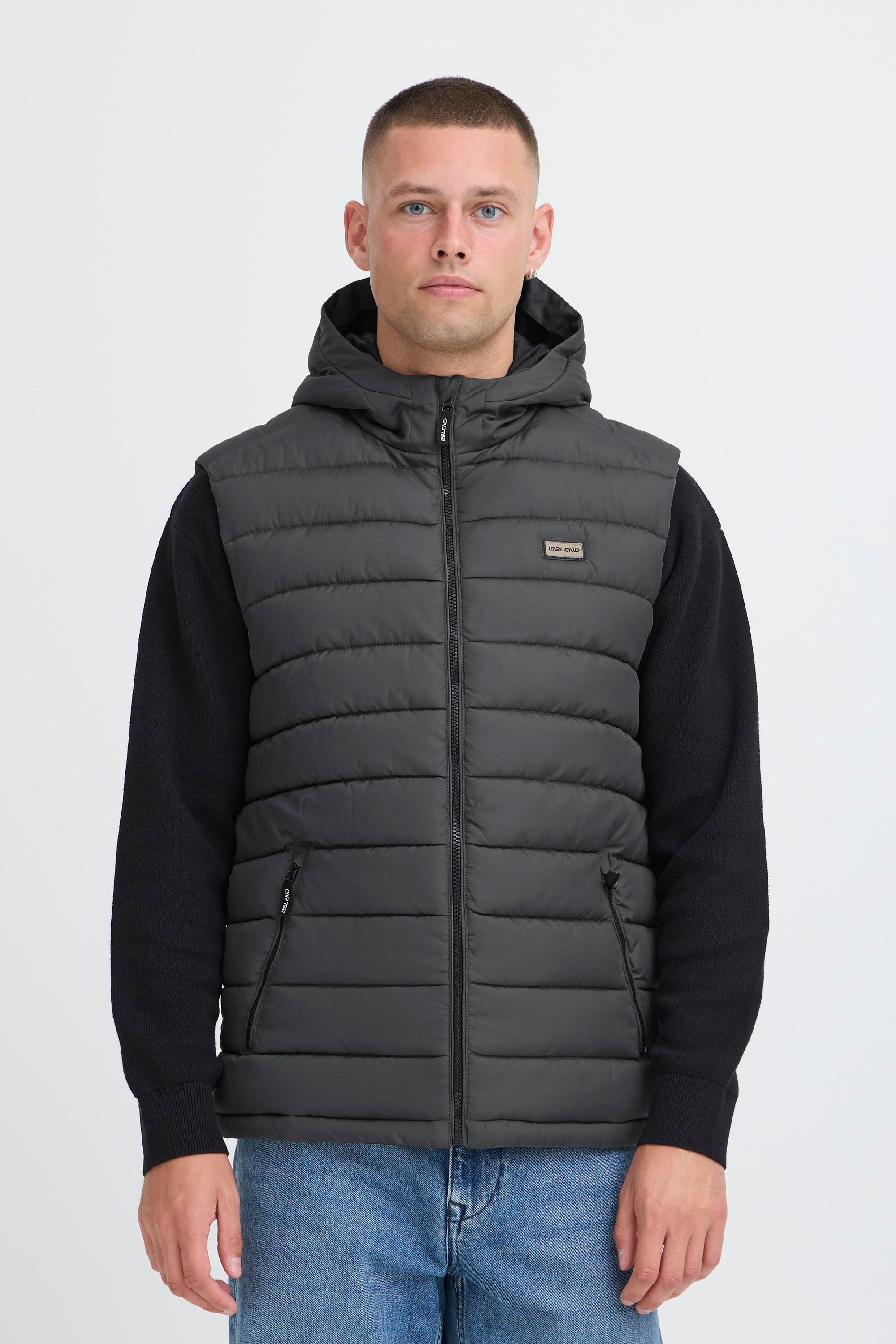 Blend Steppweste "BHMelai" Stilvolle Basic Steppweste mit Taschen und Kapuz günstig online kaufen