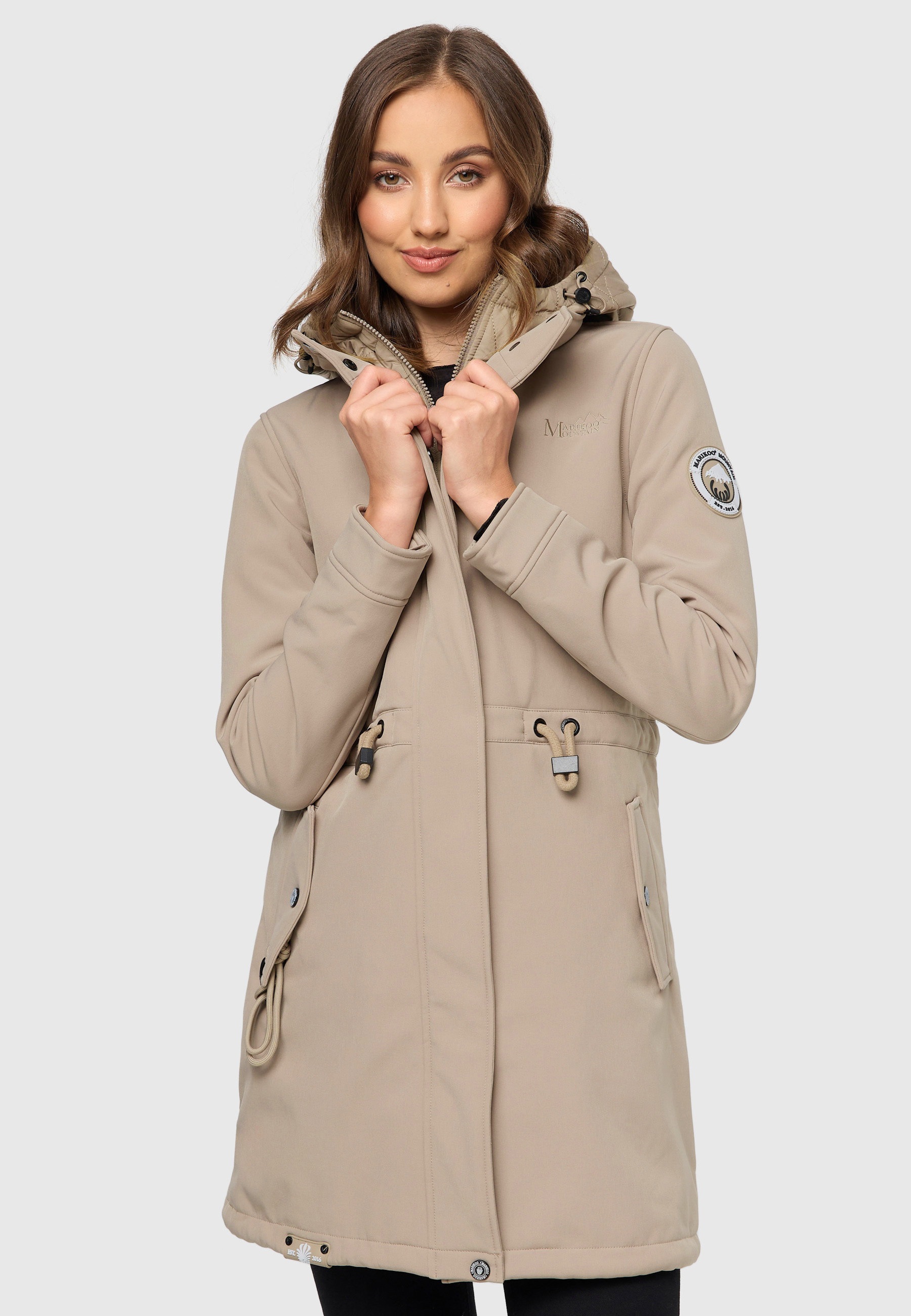 Marikoo Softshelljacke »Mountain Presanella«, mit einem Doppelkragen