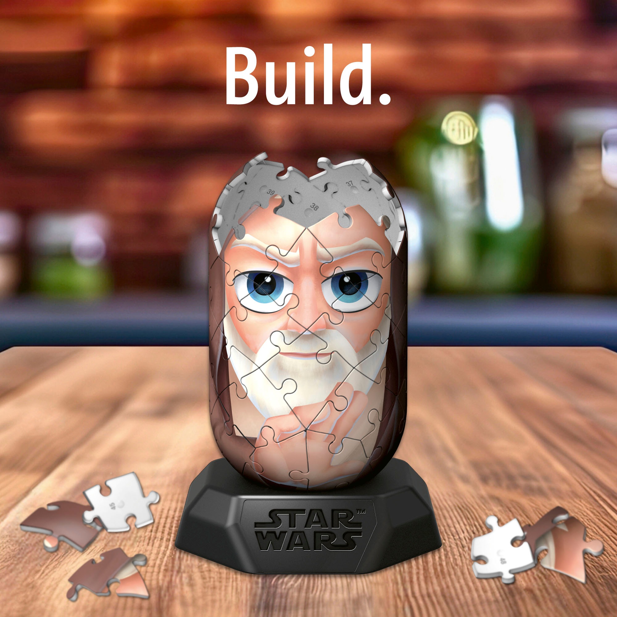 Ravensburger 3D-Puzzle »Star Wars Hylkies Sammelfigur #04 Obi-Wan Kenobi«, Made in Europe