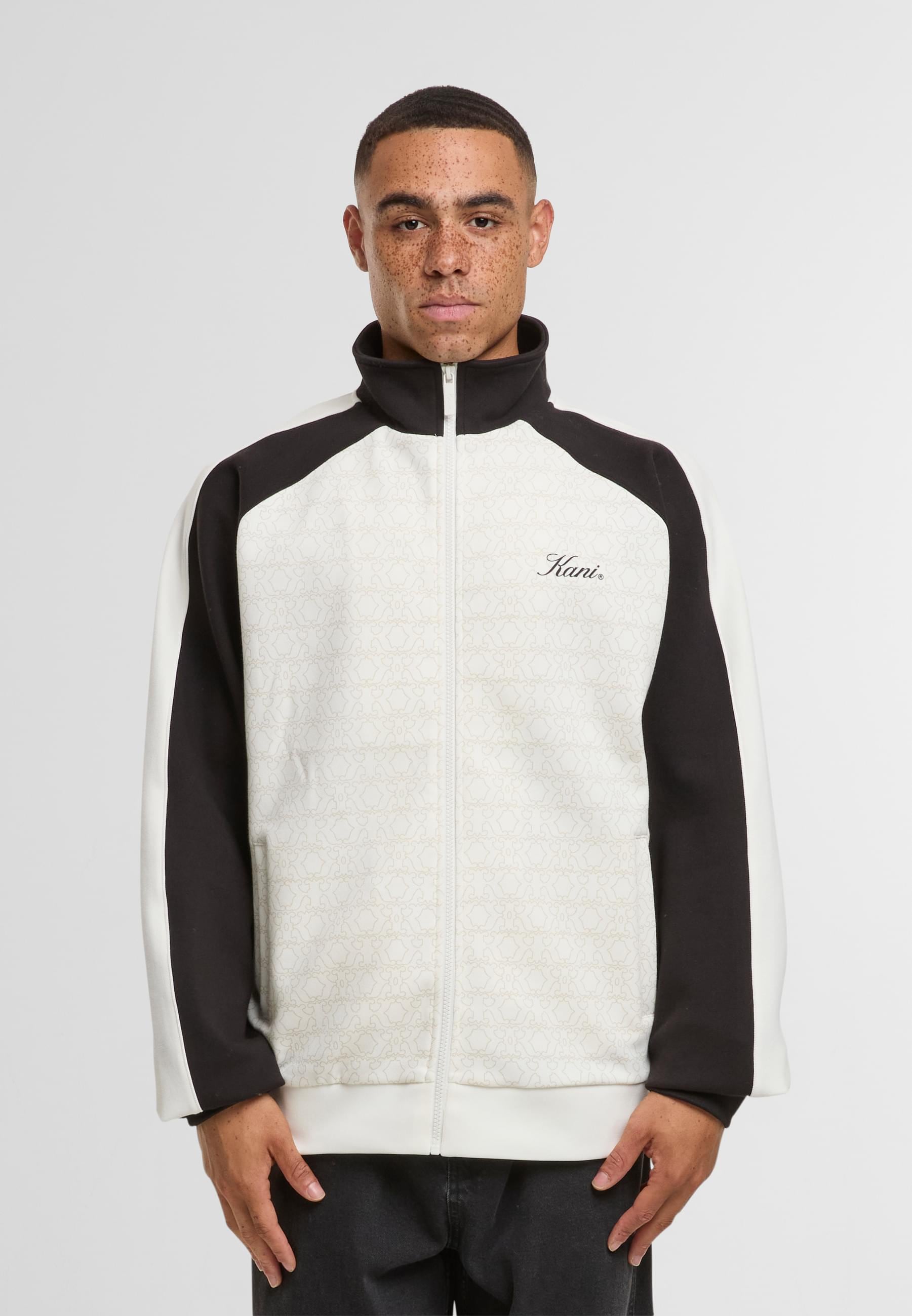 Karl Kani Trainingsjacke »Karl Kani Kani Sidestripe Aop Trackjacket«, (1 St.), ohne Kapuze