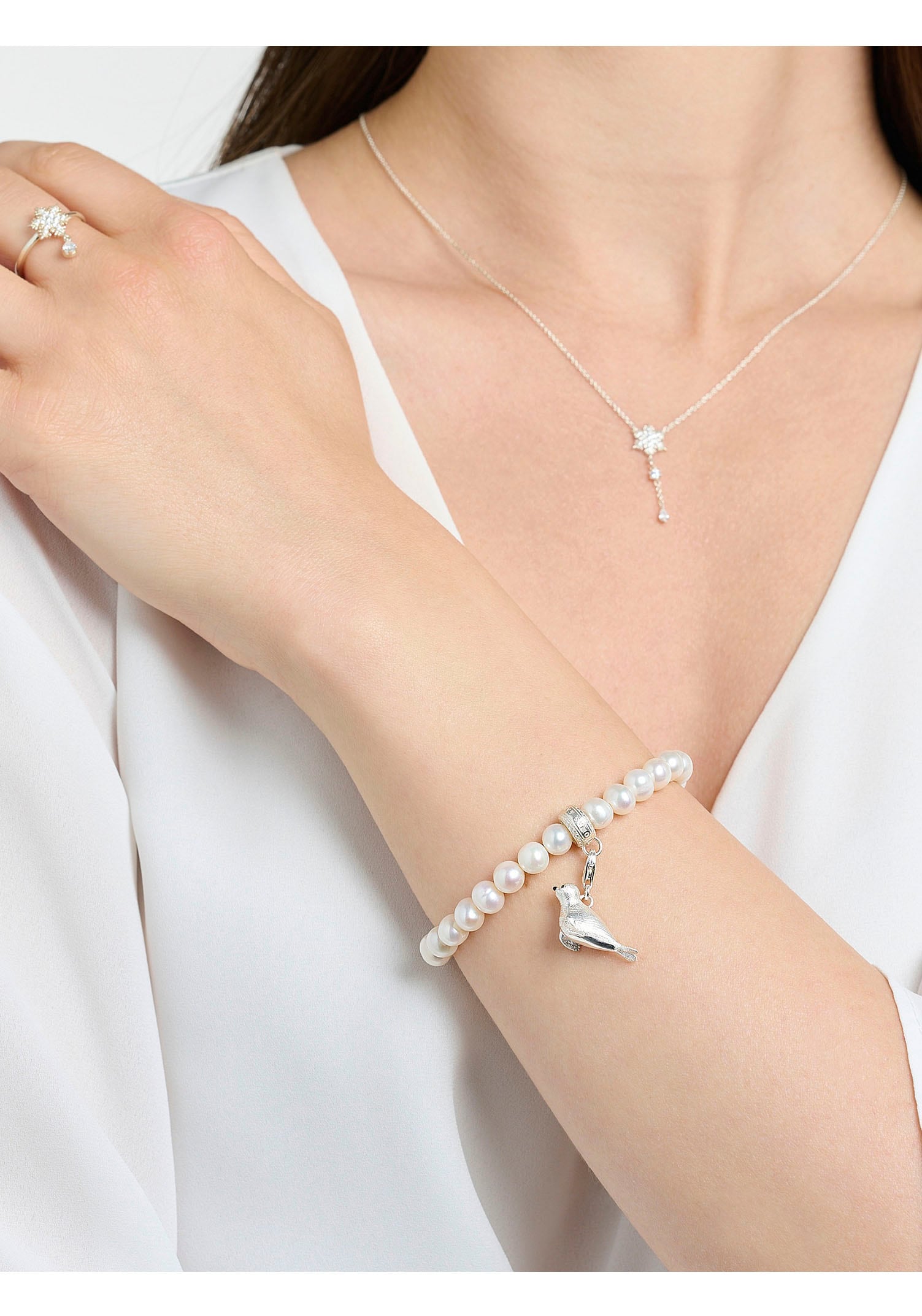 THOMAS SABO Charm-Einhänger »Seerobbe, 1912-041-14« mit Zirkonia (synth.)