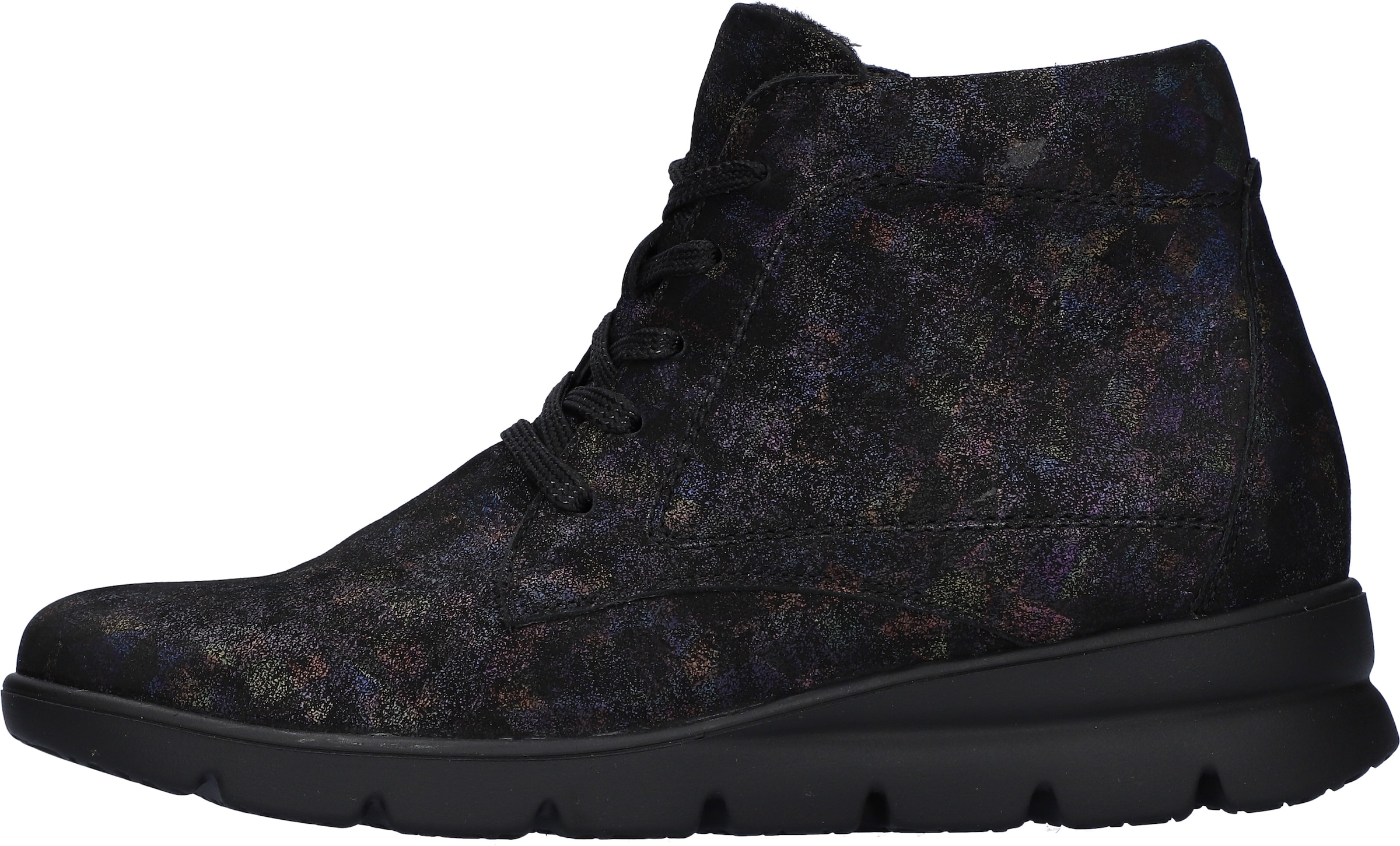 Waldläufer Schnürboots »H-BRUNI«, Winterboots, Metallic-Look, in Bequemweite G (= weit)
