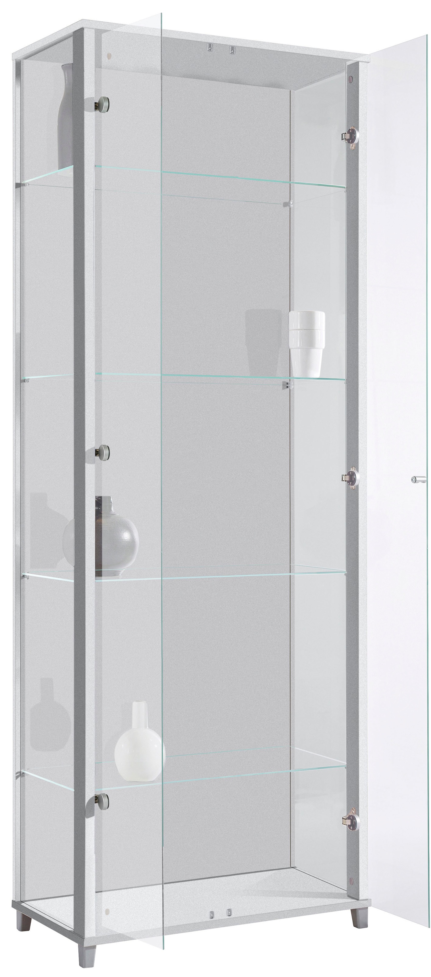 fif möbel Vitrine "OPTIMA", Standvitrine, Vitrinenschrank, Glasvitrine, Sam günstig online kaufen