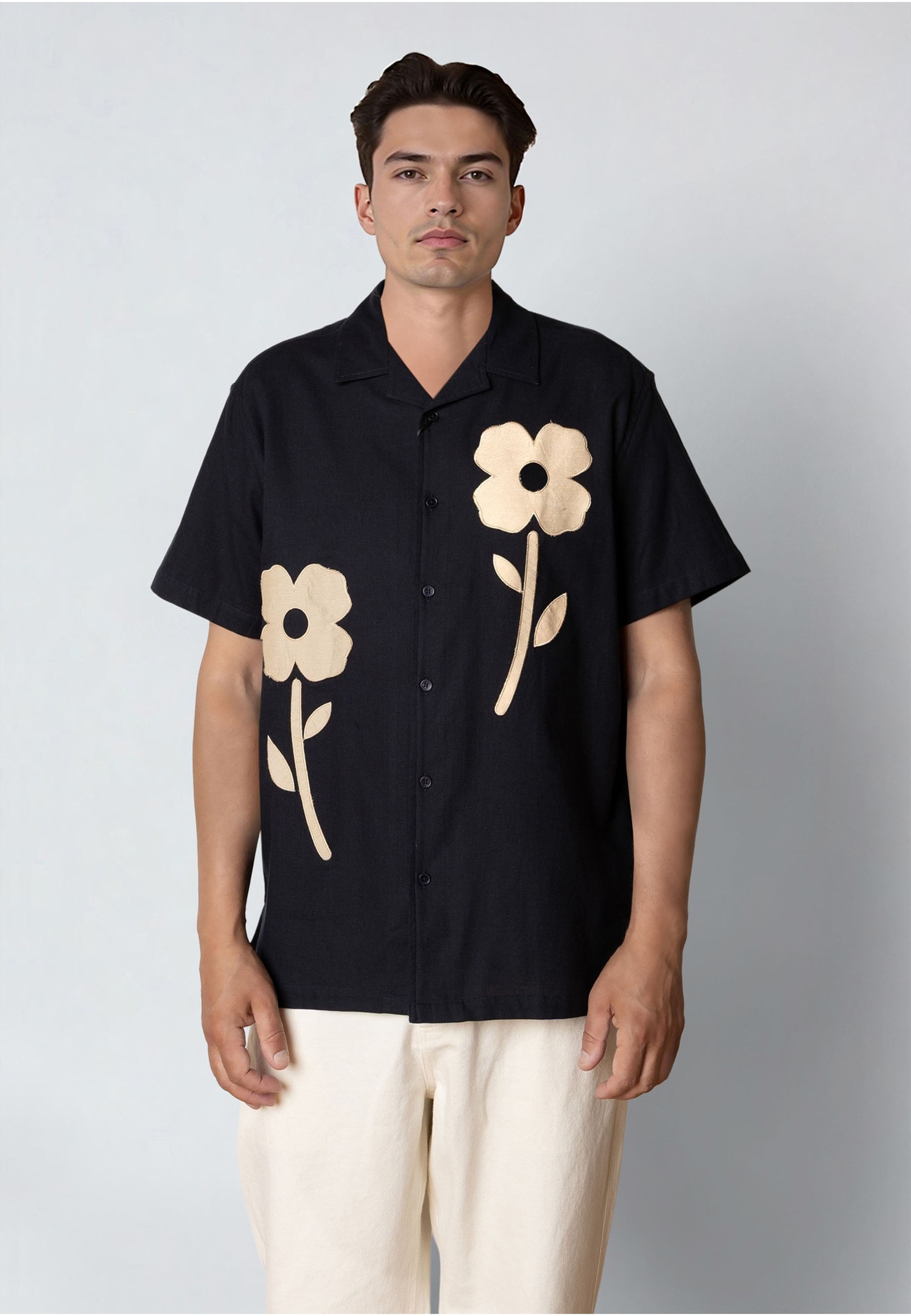 Clean Cut Copenhagen Langarmhemd »Clean Cut Copenhagen Bowling Feliz S/S Shirt« 1