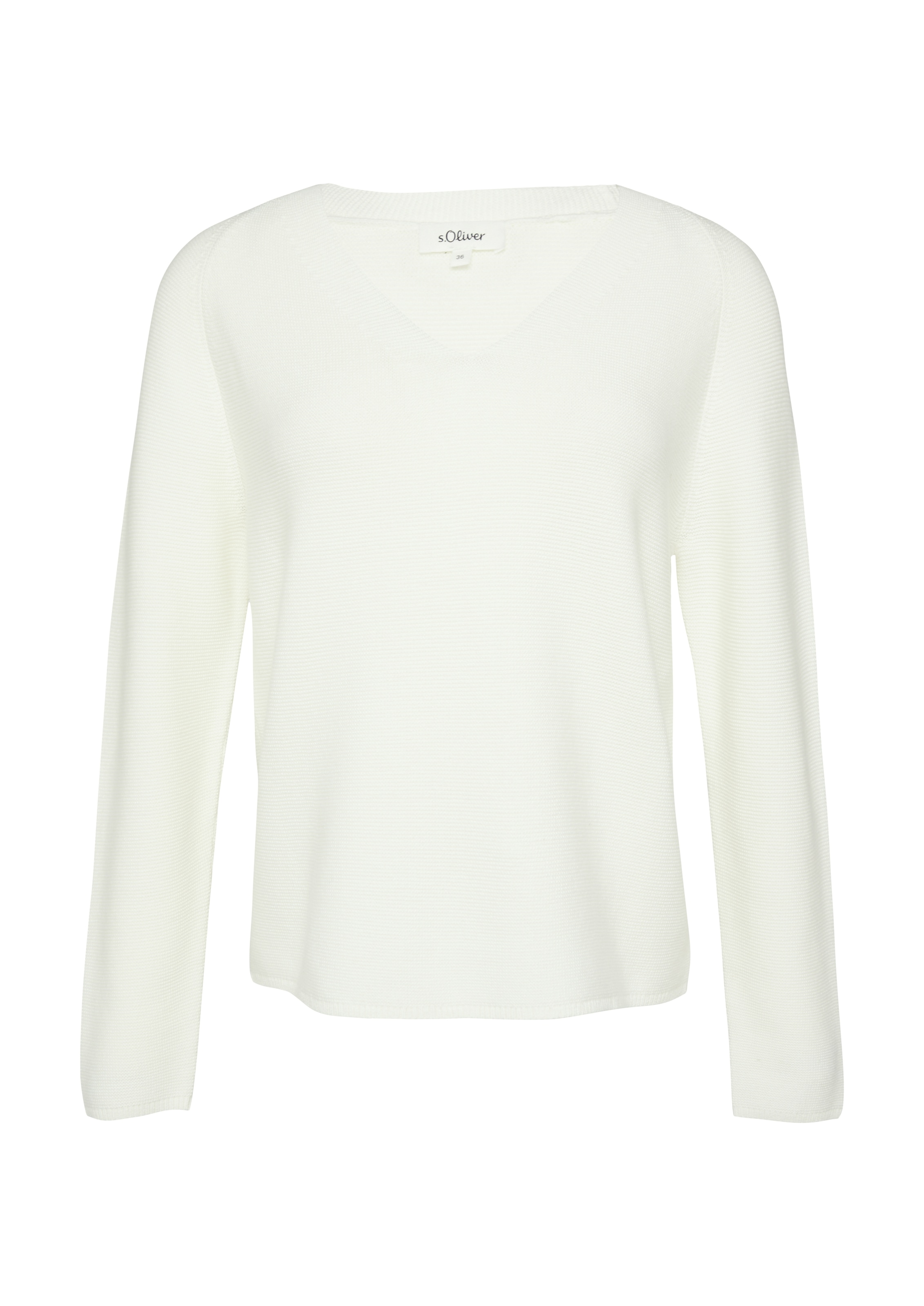 s.Oliver Strickpullover, mit V-Ausschnitt