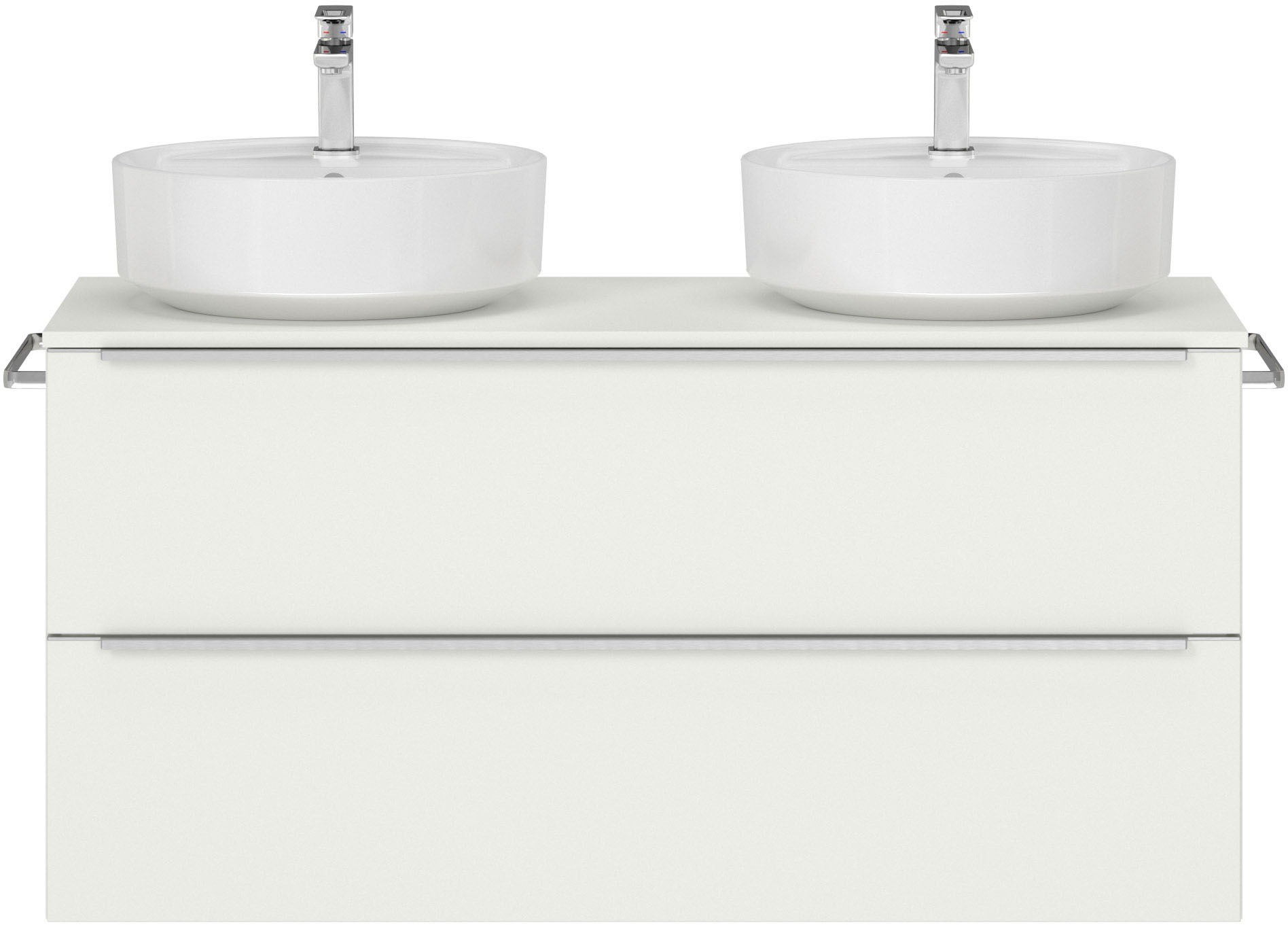 nobilia Waschtisch-Set "Alvene", (1 St., mit Doppelwaschplatz, vormontiert, günstig online kaufen