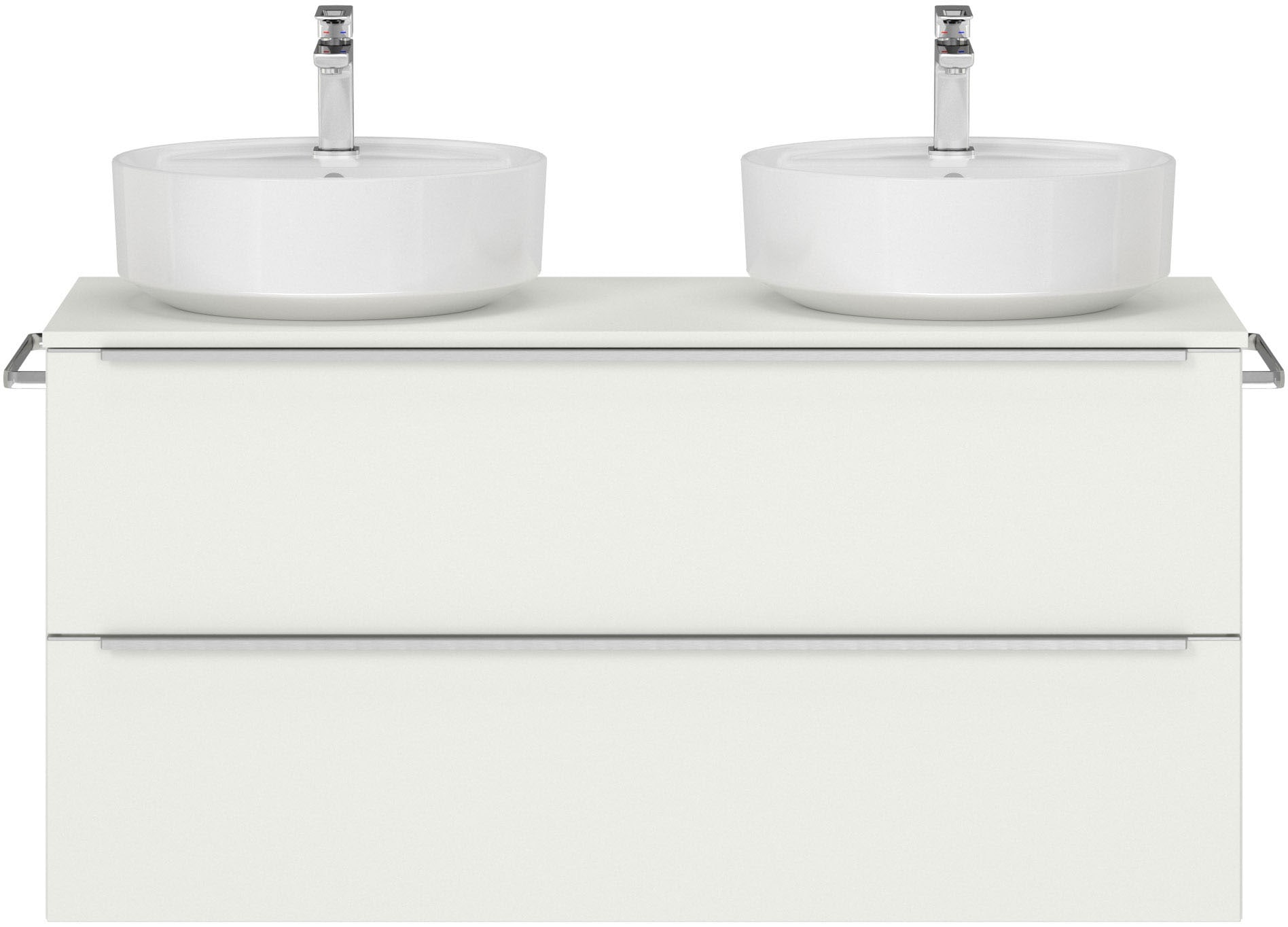 nobilia Waschtisch-Set "Alvene" mit Doppelwaschplatz, vormontiert, mit Soft günstig online kaufen