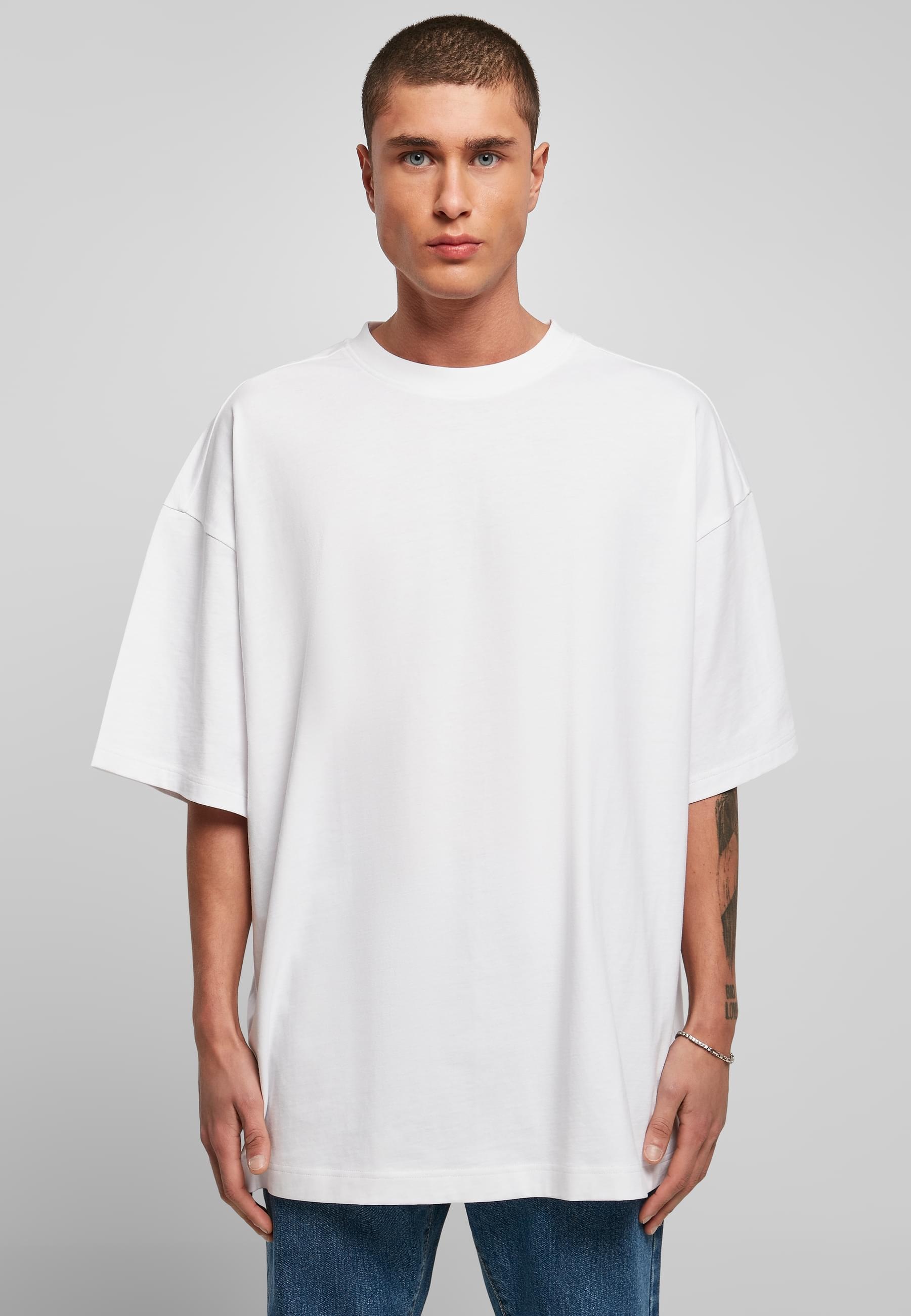 URBAN CLASSICS T-Shirt »Urban Classics Herren Huge Tee«, (1 tlg.)