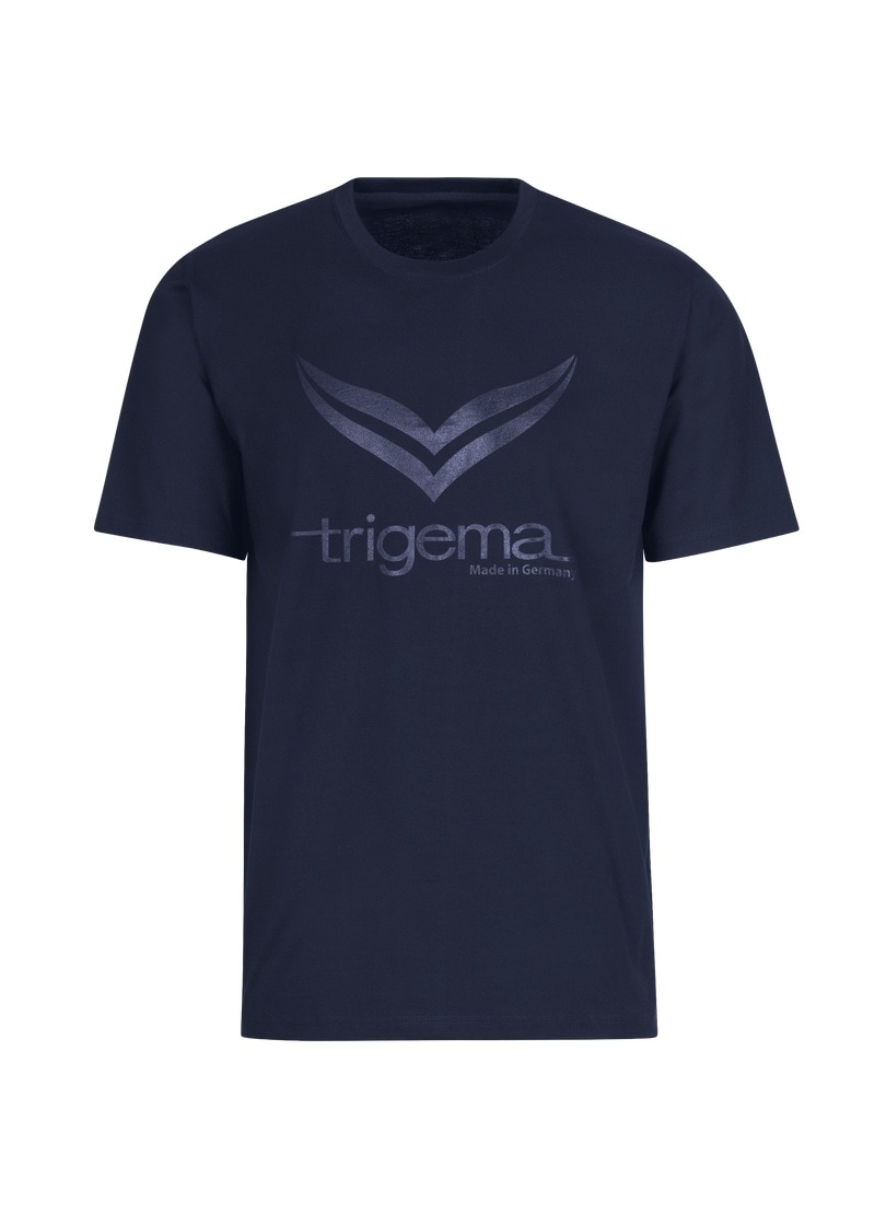 Trigema T-Shirt »TRIGEMA T-Shirt mit TRIGEMA-Logo«, (1 tlg.)