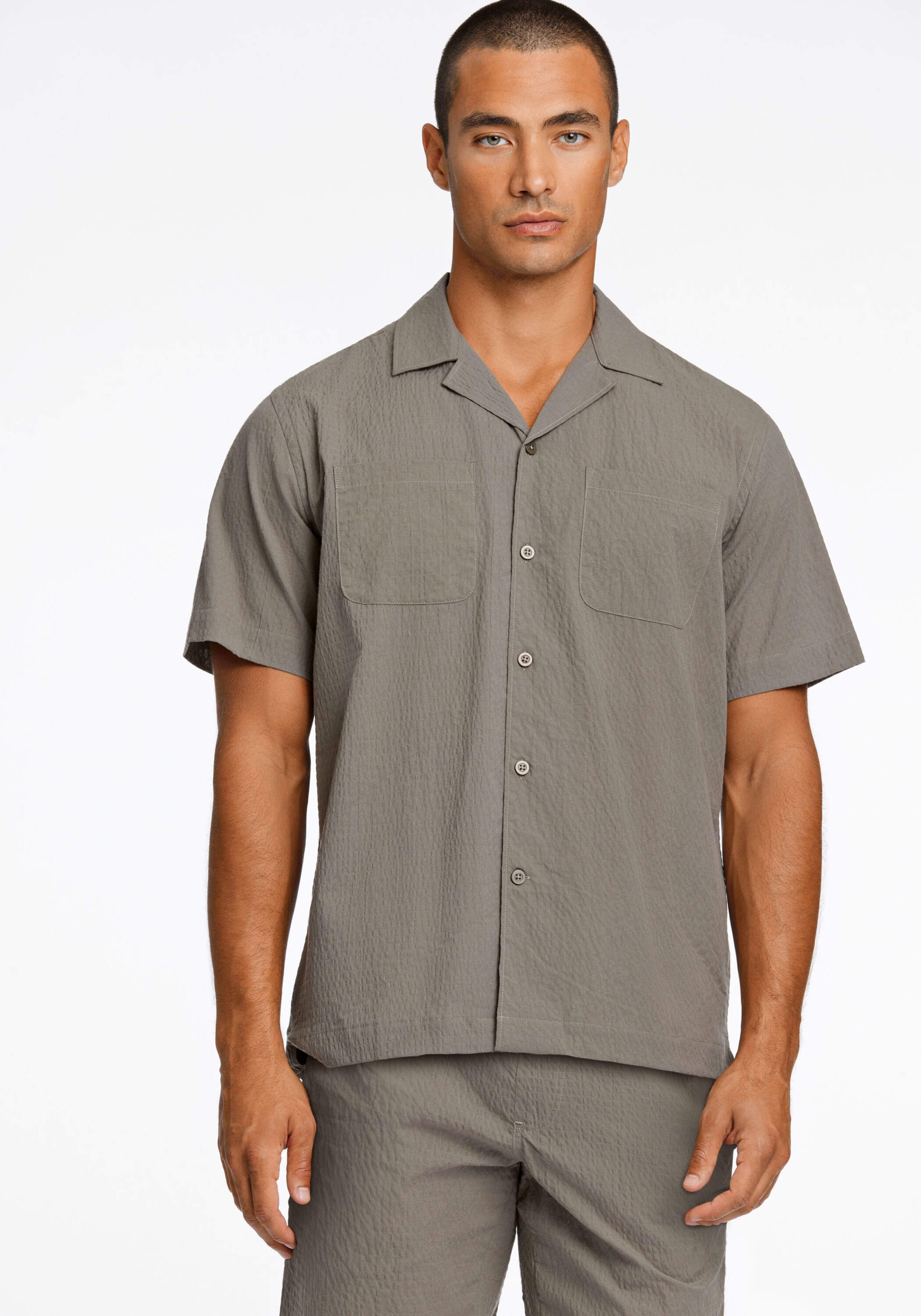 LINDBERGH Kurzarmshirt »Lindbergh Freizeithemd«