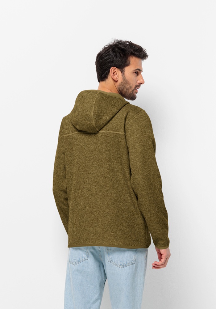 Jack Wolfskin Fleecejacke »TANNENSPUR HOODED JKT M«, mit Kapuze