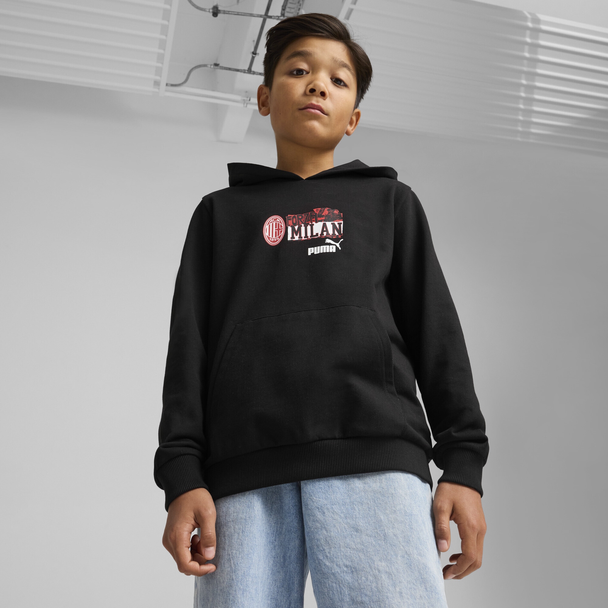 PUMA Trainingspullover »AC Milan ftblNRGY Hoodie Jugendliche«