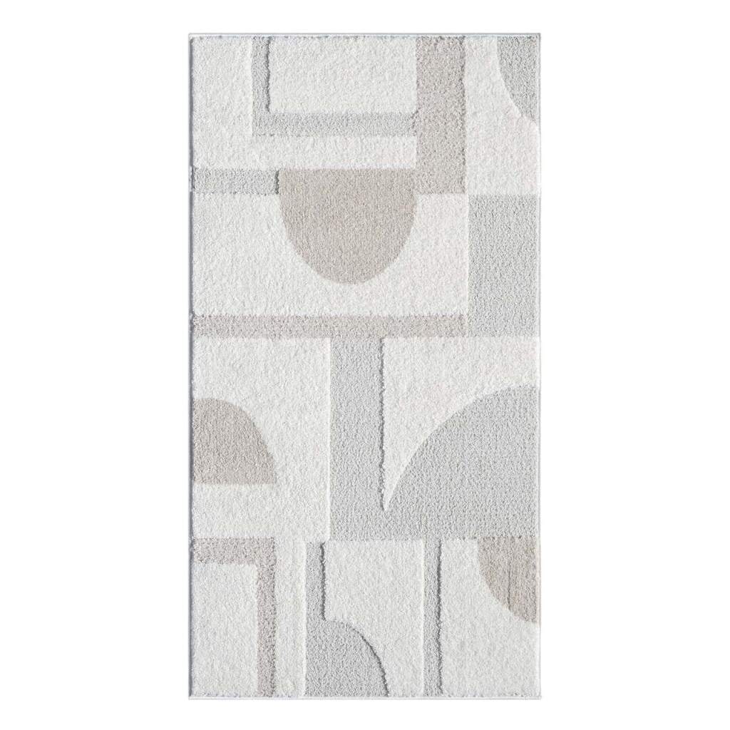 Carpet City Teppich »LOUNGE 9992«, rechteckig, 15 mm Höhe, Kurzflor-Teppich Modern, Hoch-Tief-Struktur, Wohnzimmer, Schlafzimmer