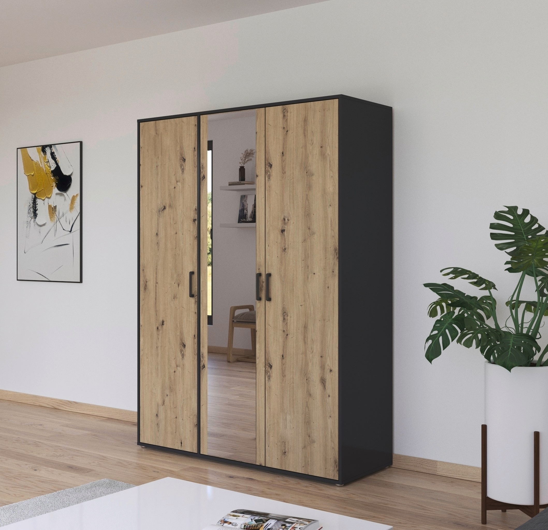 rauch Drehtürenschrank "Kleiderschrank Schrank Garderobe Wäscheschrank VOYA günstig online kaufen